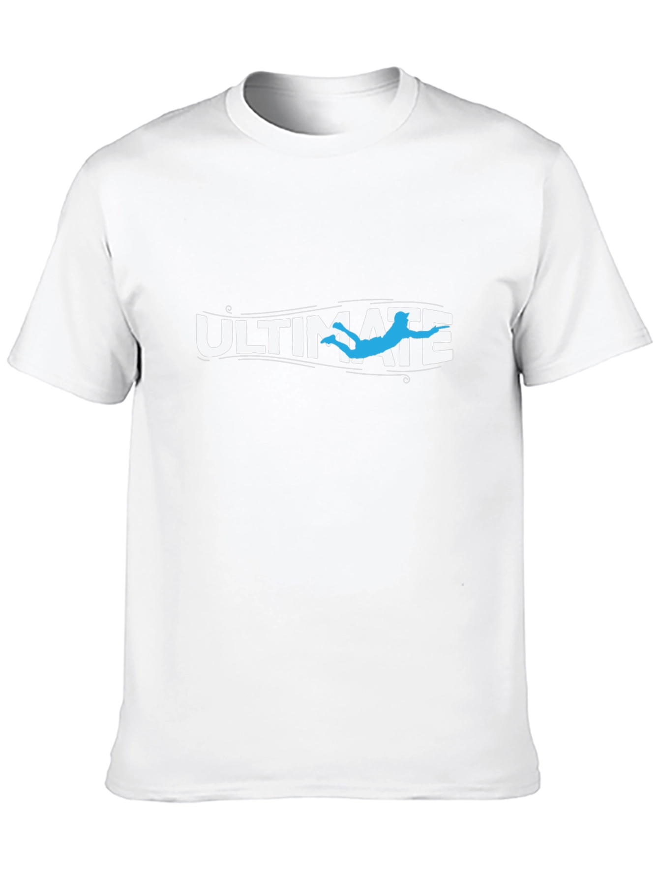 Ultimate Frisbee Black Graphic Tee