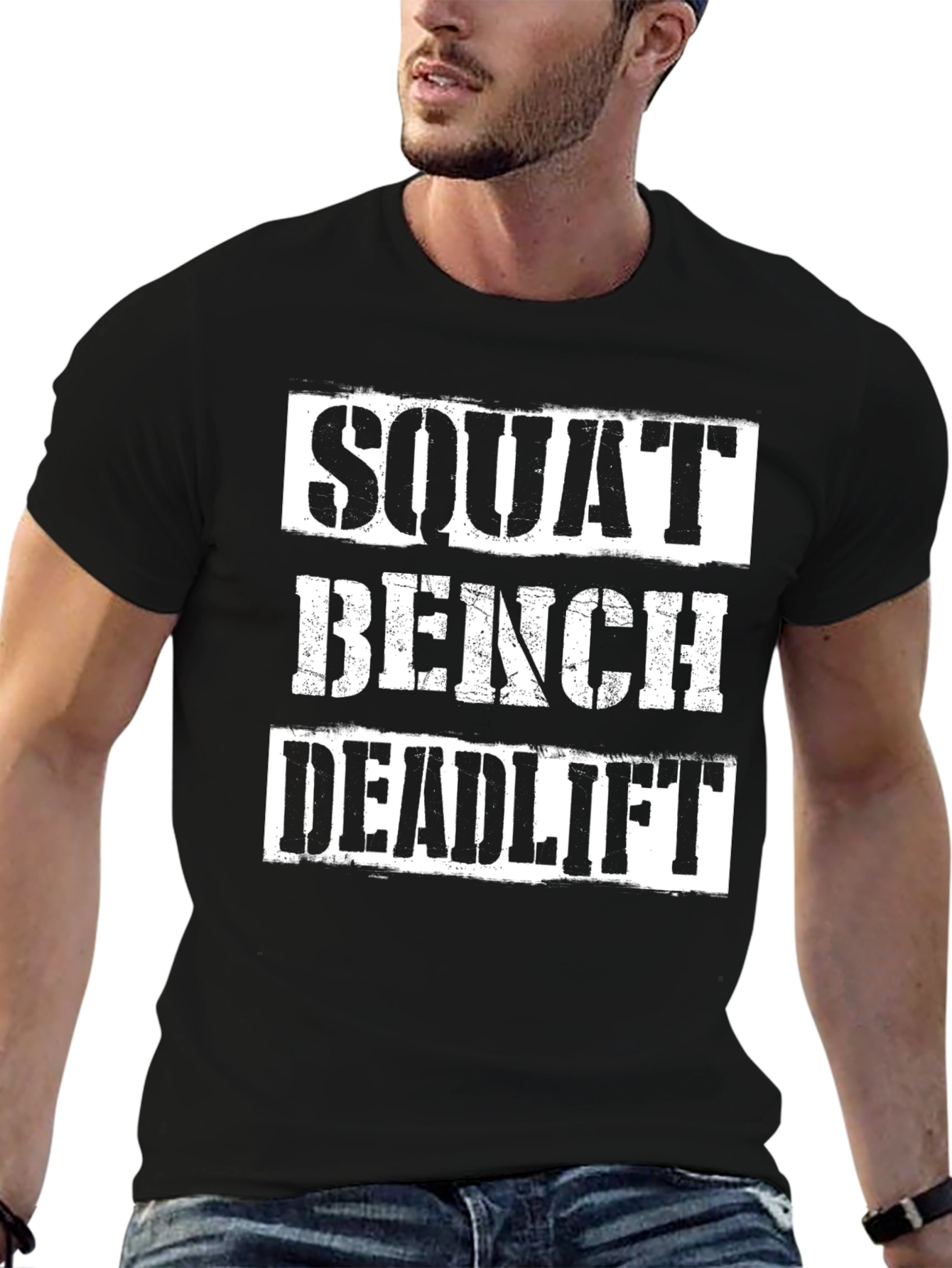 Squat Bench Deadlift Gym Workout T-Shirt