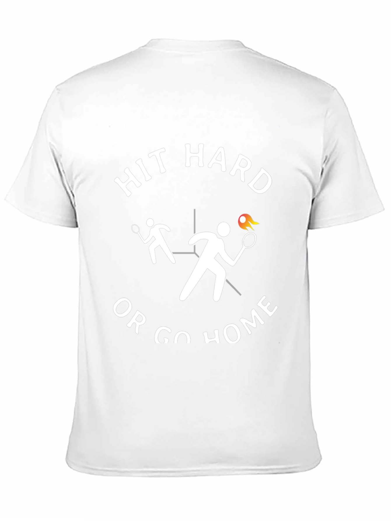 Hit Hard or Go Home Black Graphic Tee