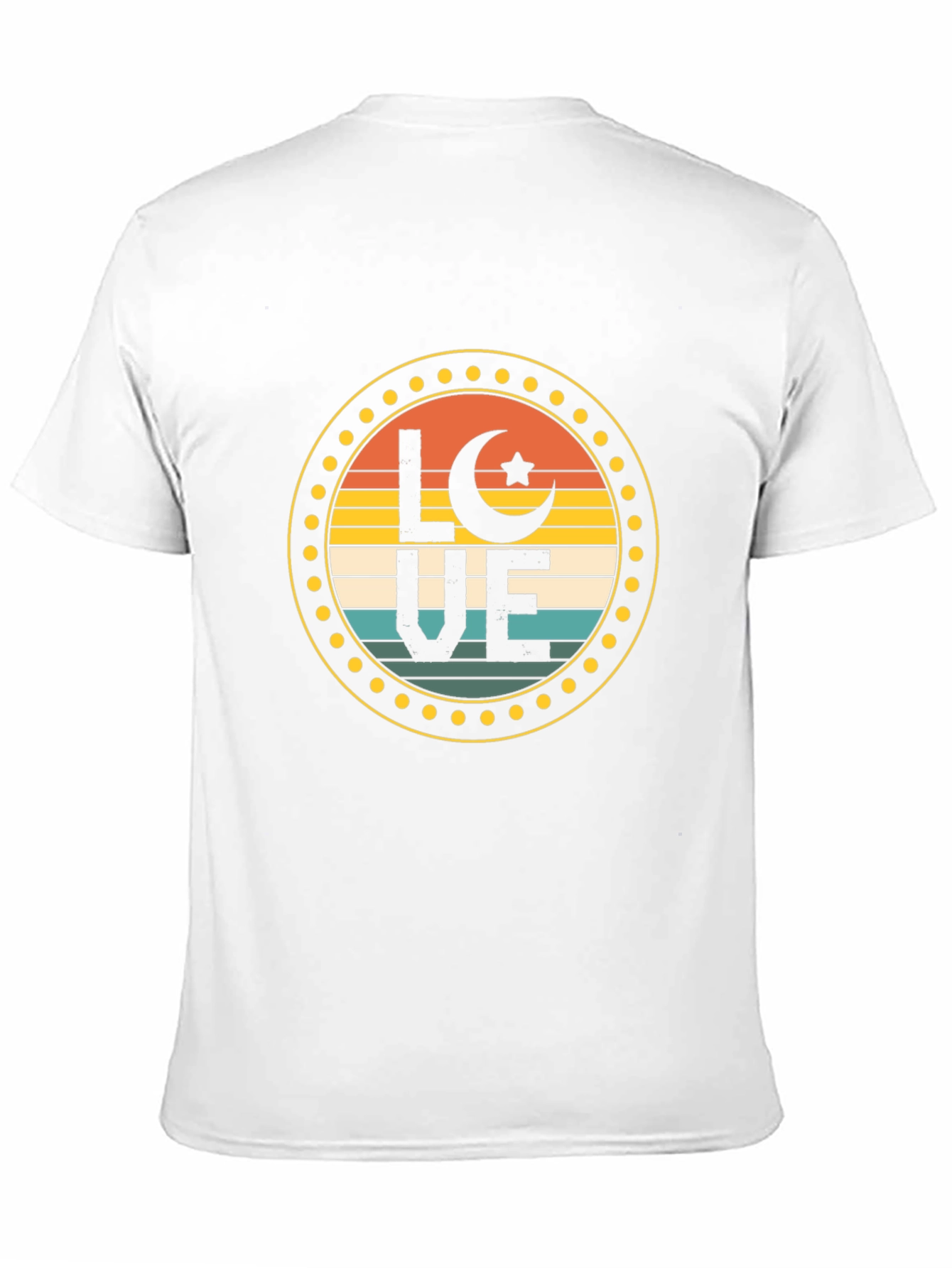 LOVE Crescent Moon Star T-Shirt