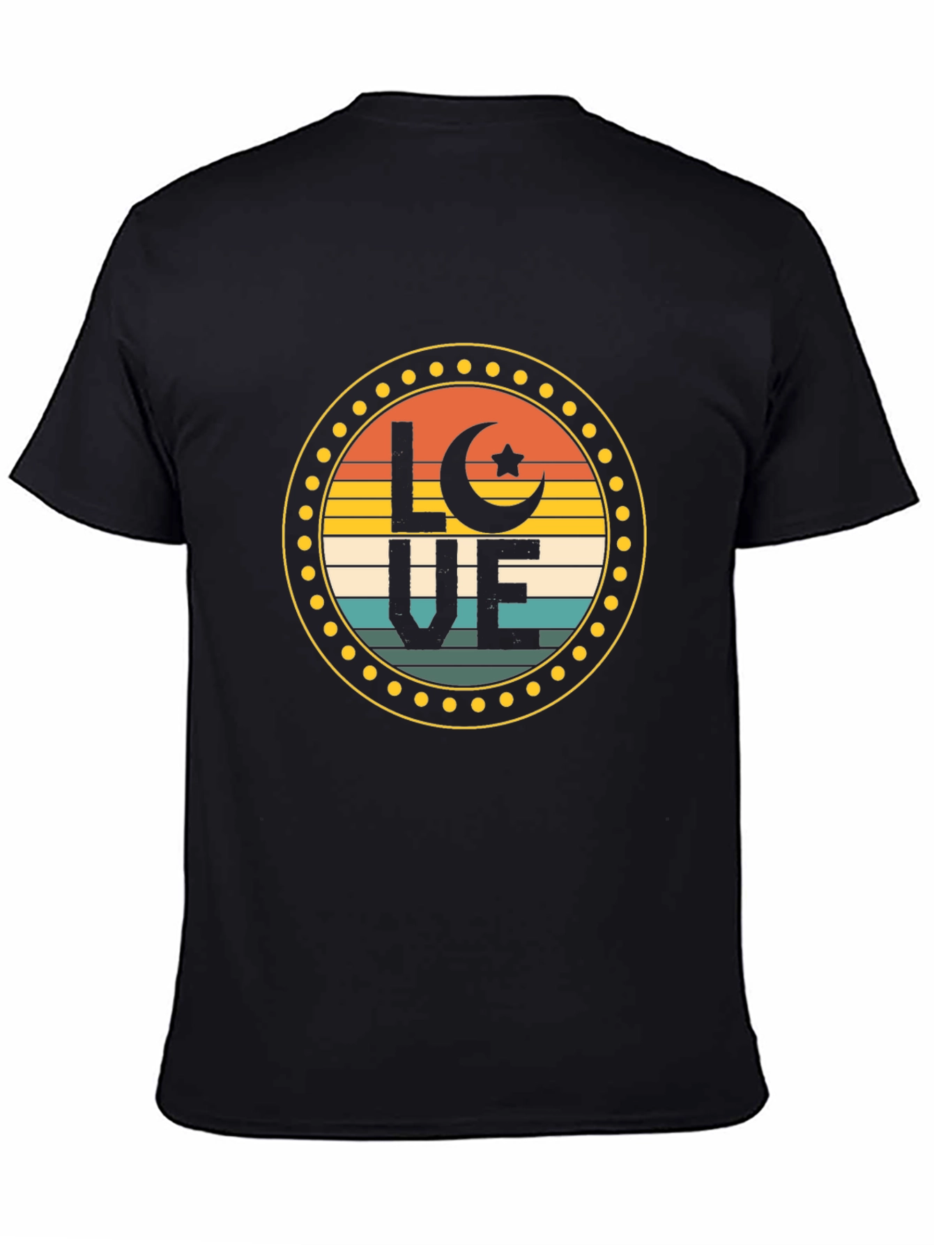 LOVE Crescent Moon Star T-Shirt