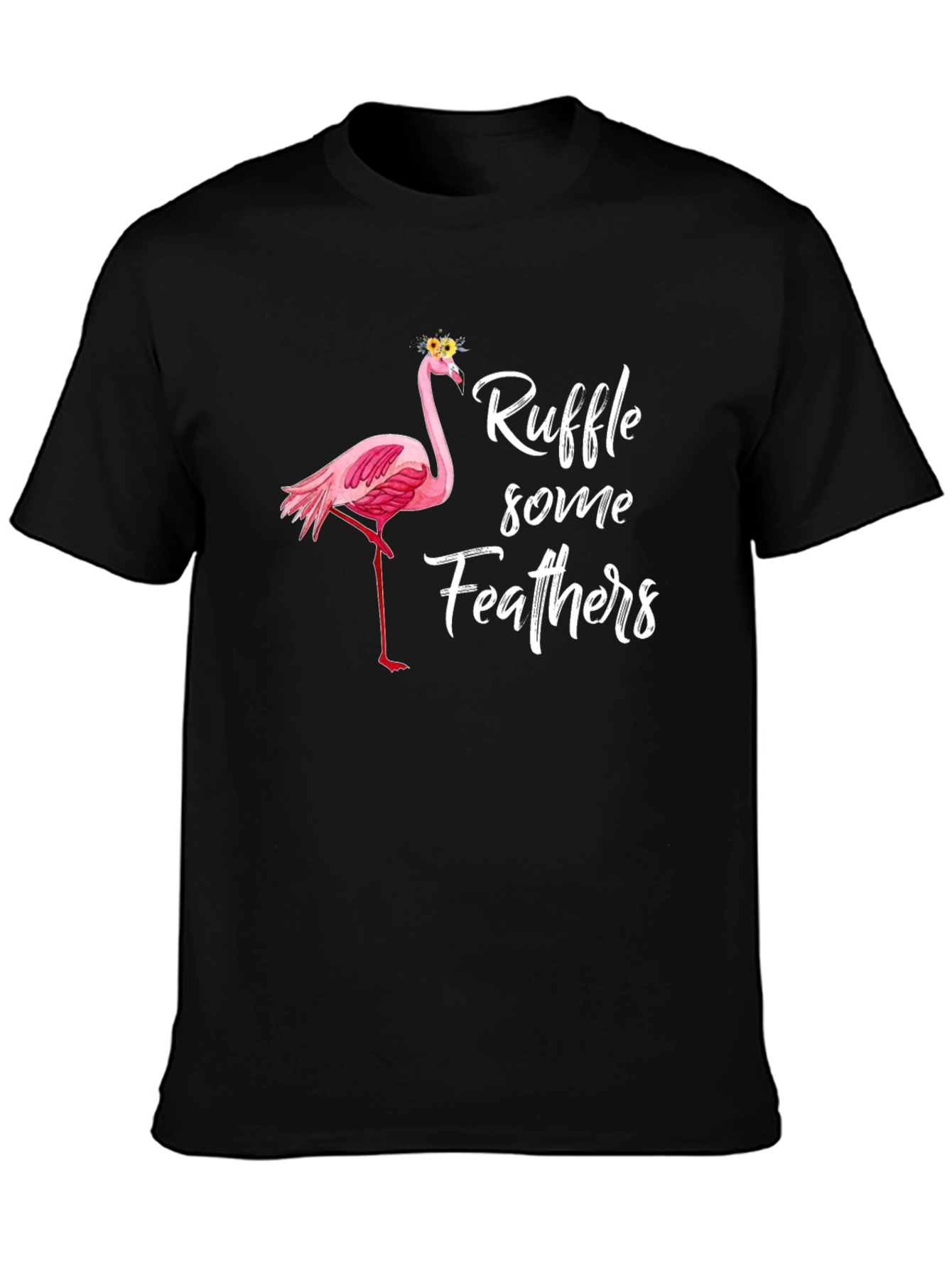 Ruffle Some Feathers Flamingo T-Shirt