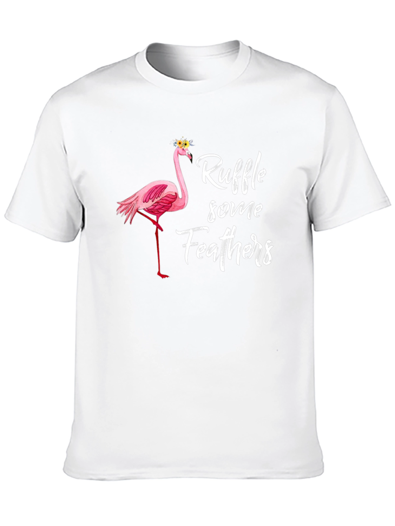 Ruffle Some Feathers Flamingo T-Shirt