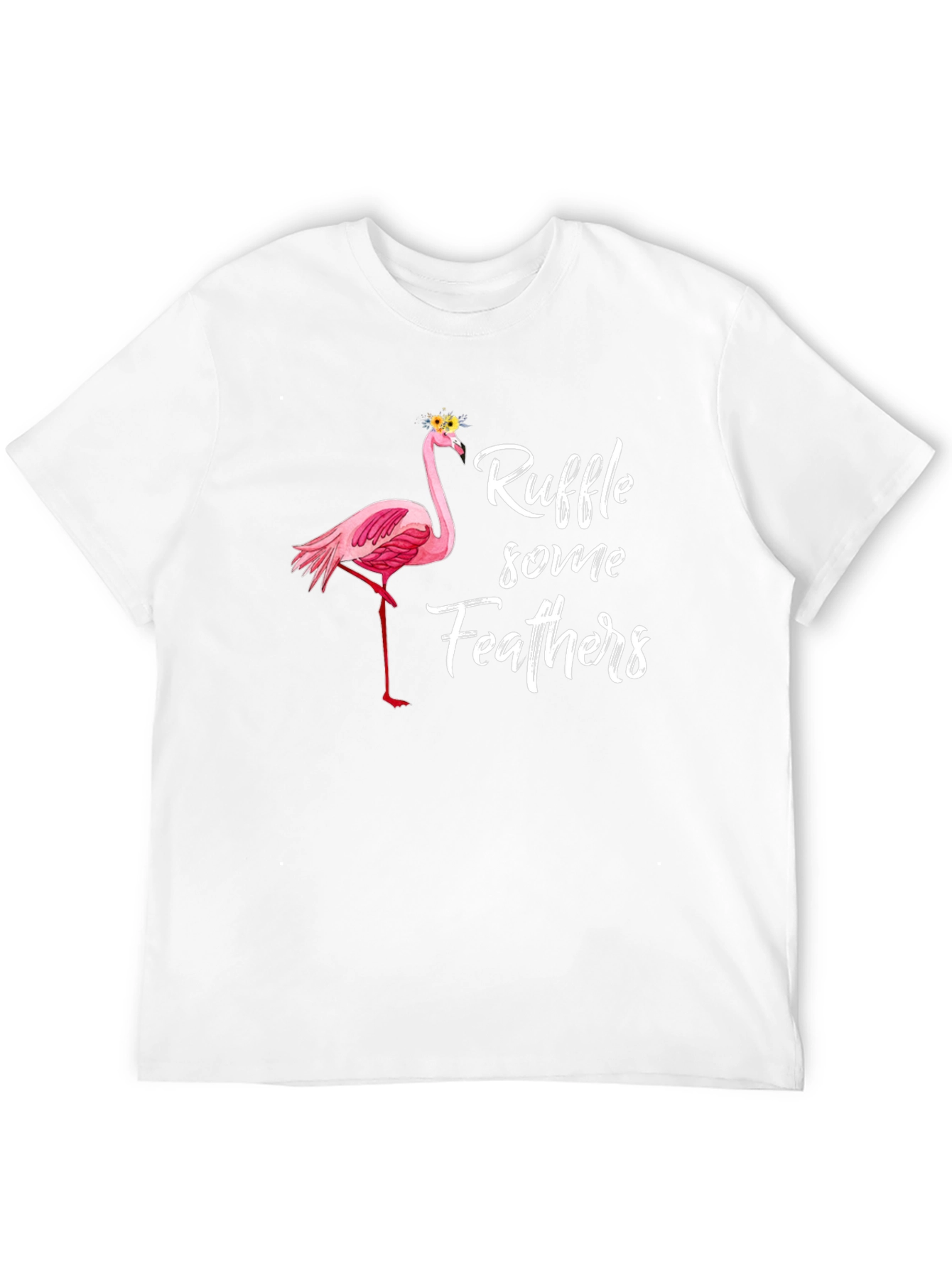 Ruffle Some Feathers Flamingo T-Shirt