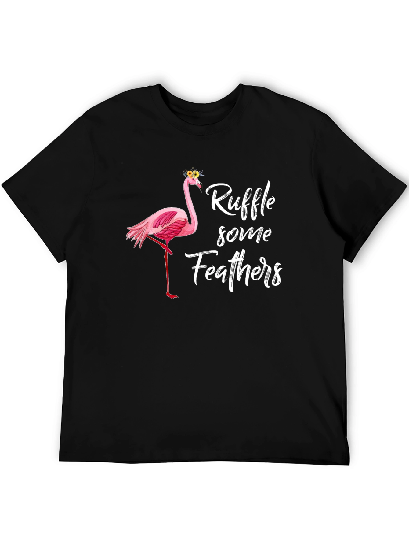 Ruffle Some Feathers Flamingo T-Shirt