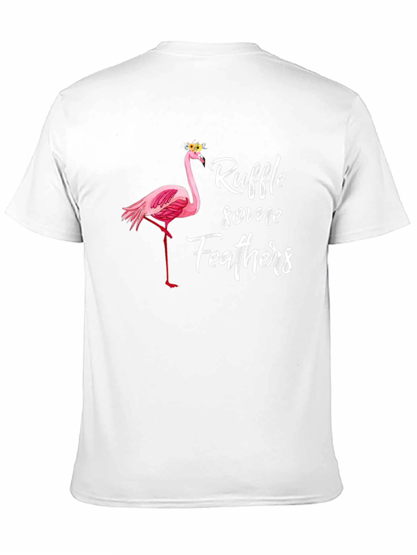 Ruffle Some Feathers Flamingo T-Shirt