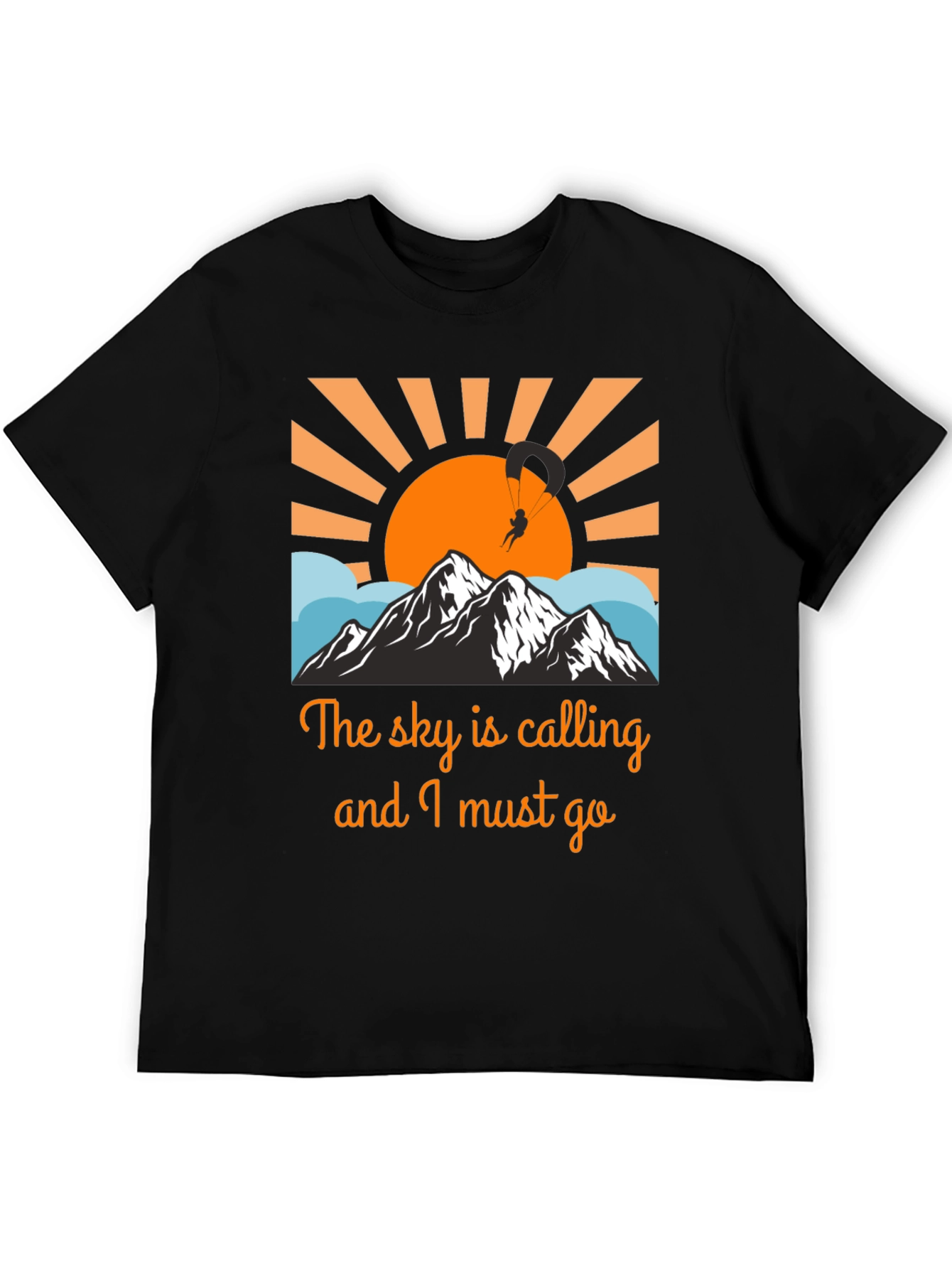 Sky Calling Paragliding Graphic Tee