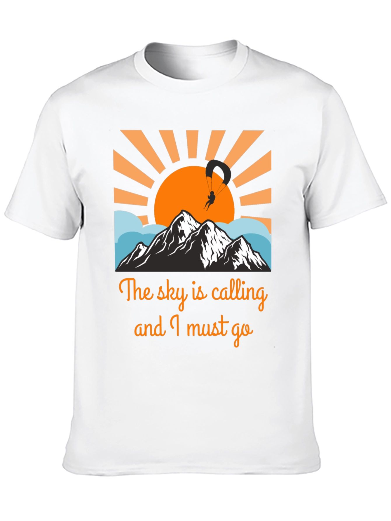 Sky Calling Paragliding Graphic Tee