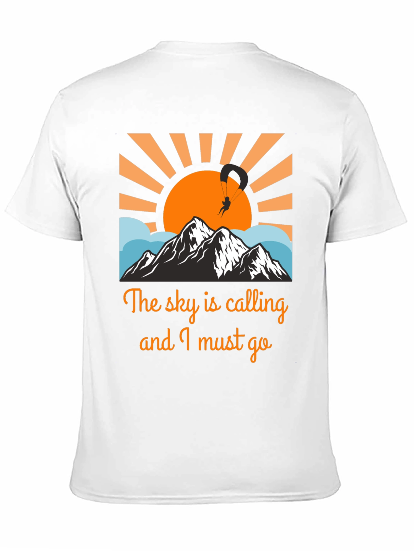 Sky Calling Paragliding Graphic Tee