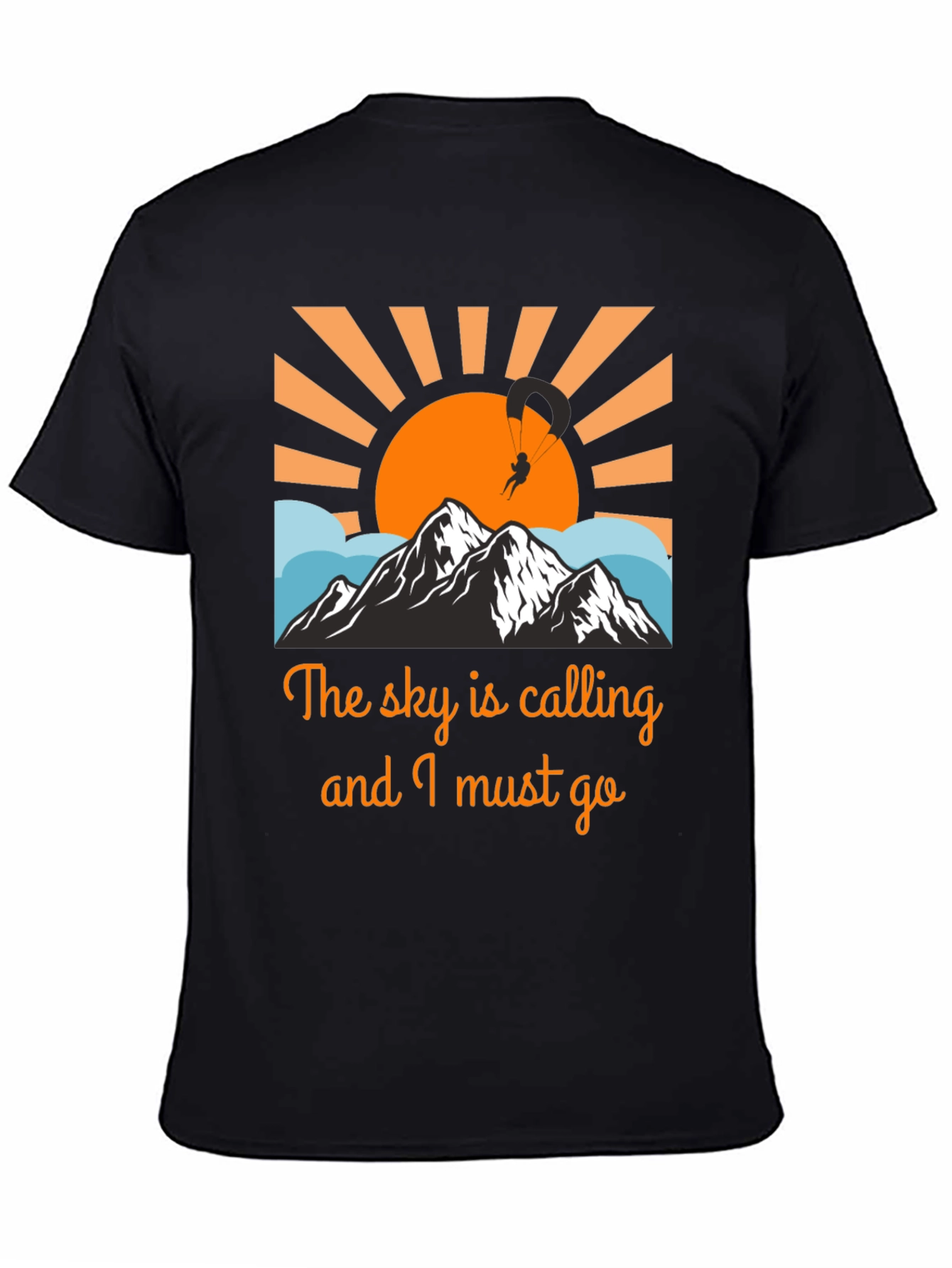 Sky Calling Paragliding Graphic Tee