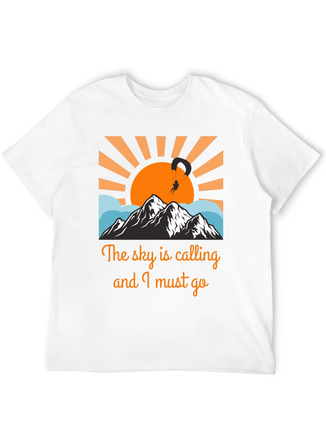 Sky Calling Paragliding Graphic Tee