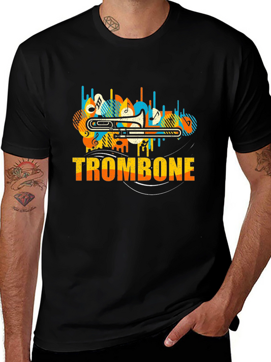 Trombone Music T-Shirt - Musicians Apparel