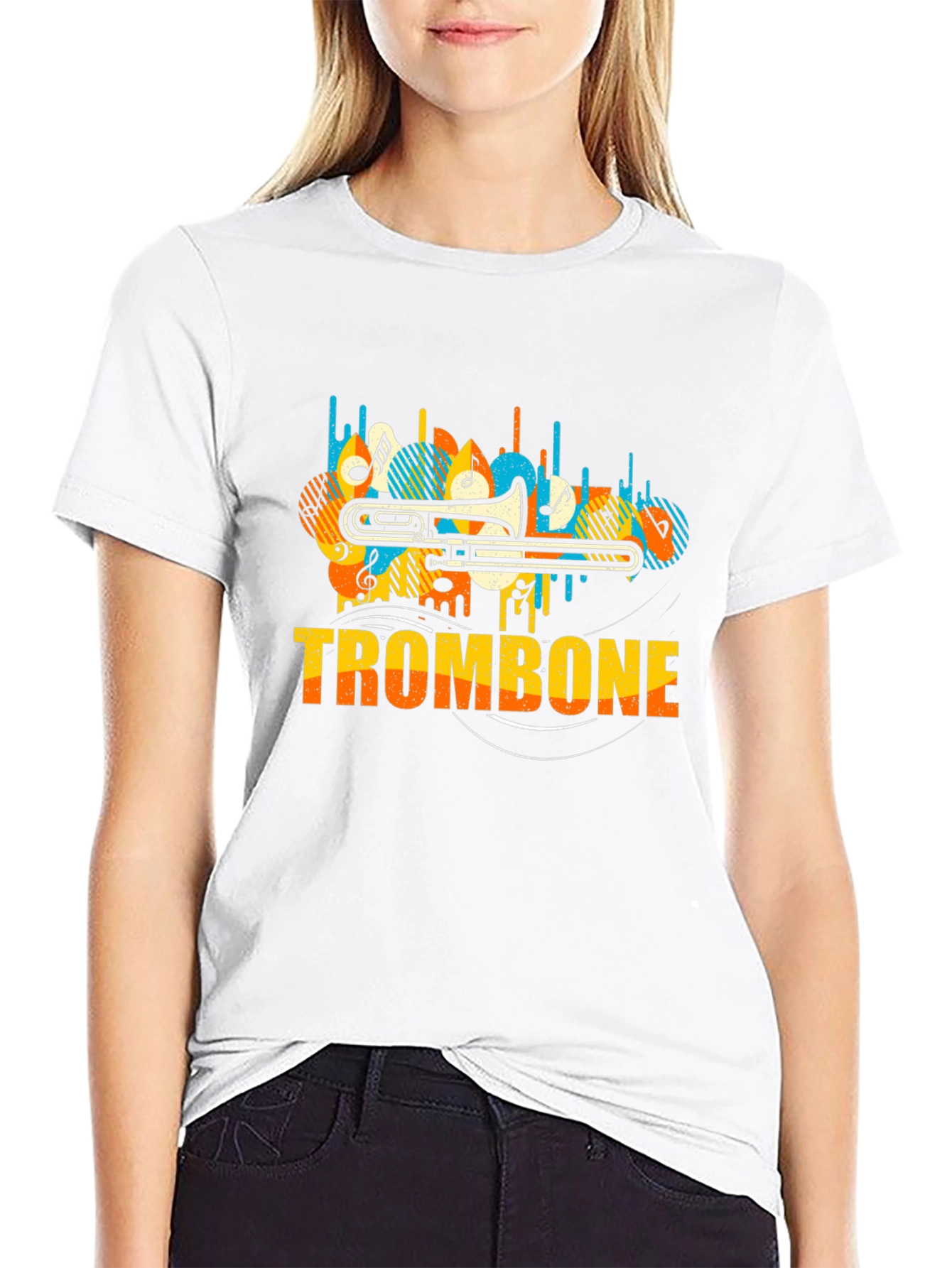 Trombone Music T-Shirt - Musicians Apparel