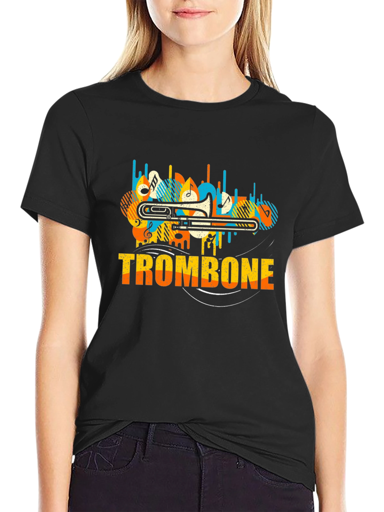 Trombone Music T-Shirt - Musicians Apparel