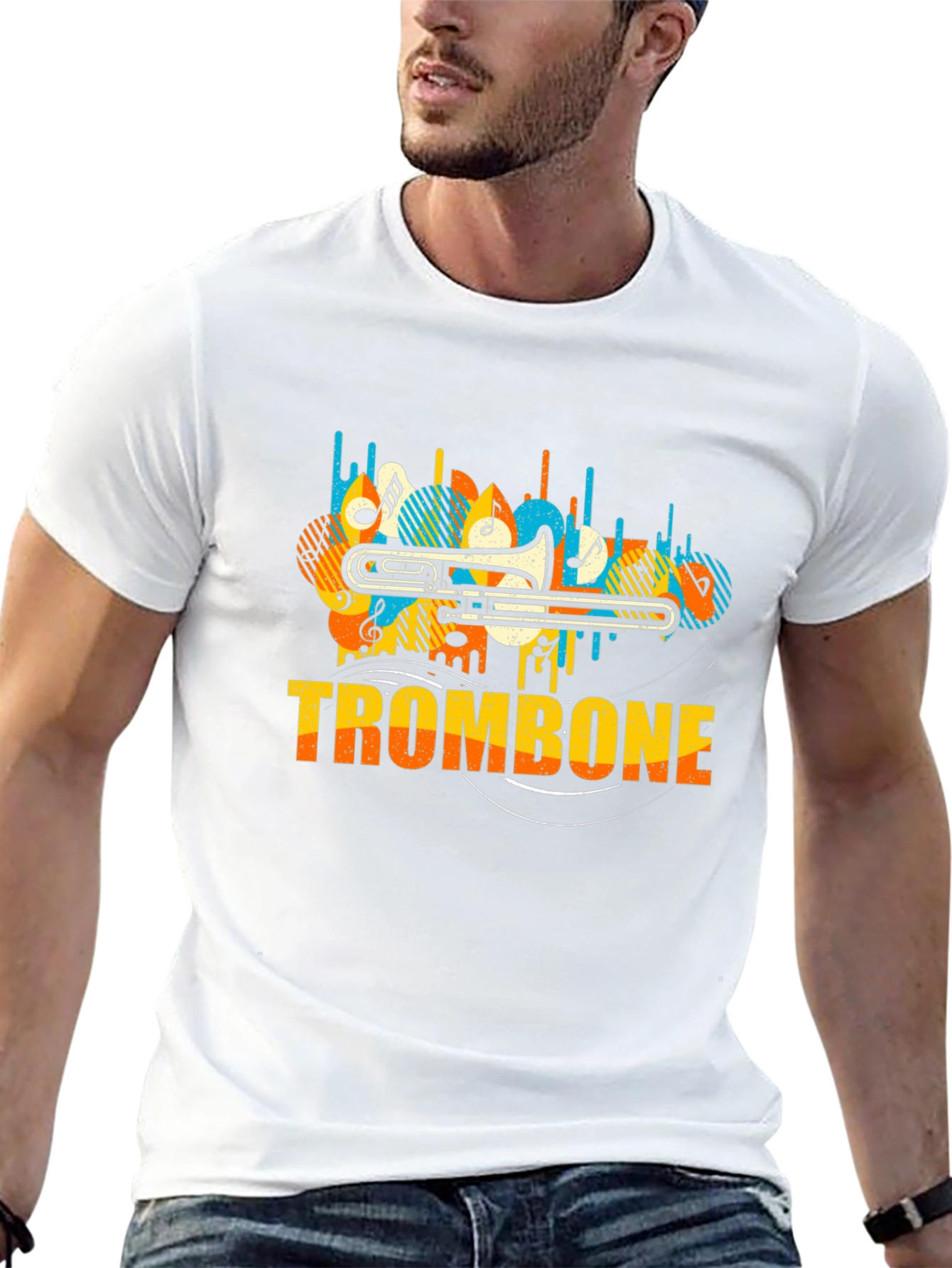 Trombone Music T-Shirt - Musicians Apparel