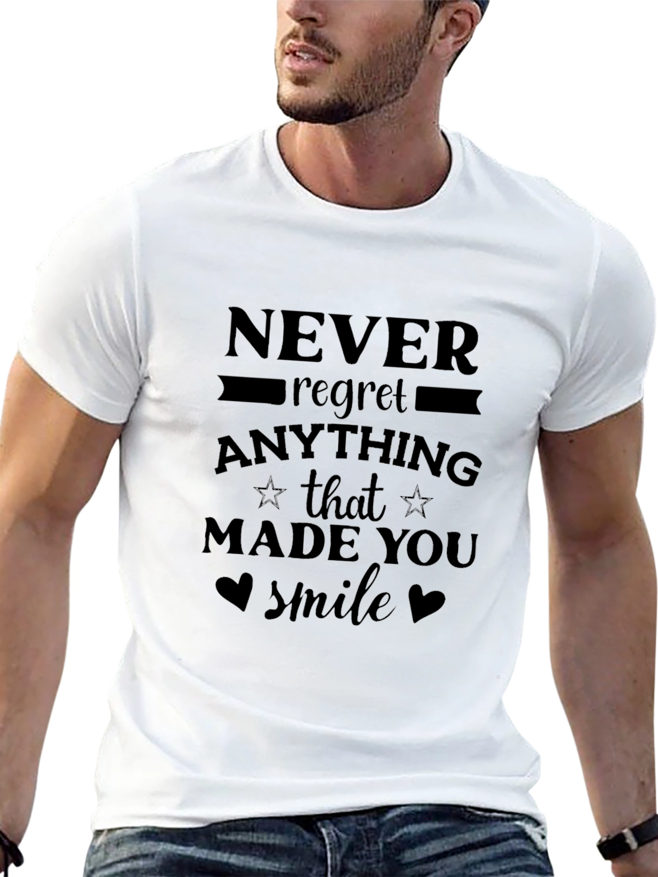 Never Regret T-Shirt - Inspirational Graphic Tee