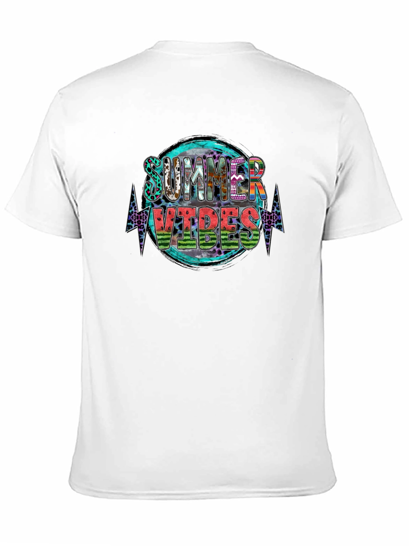 Summer Vibes Graphic Tee - Stylish Black T-Shirt
