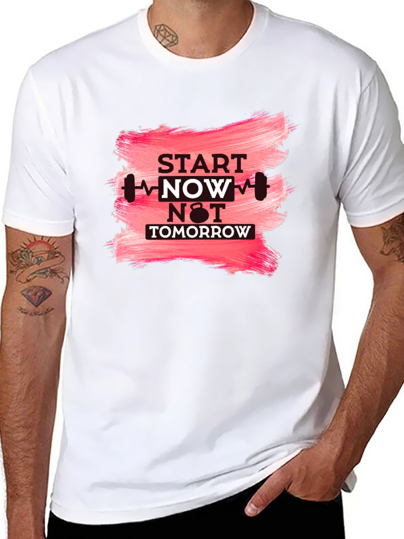 Motivational Workout T-Shirt - Start Now