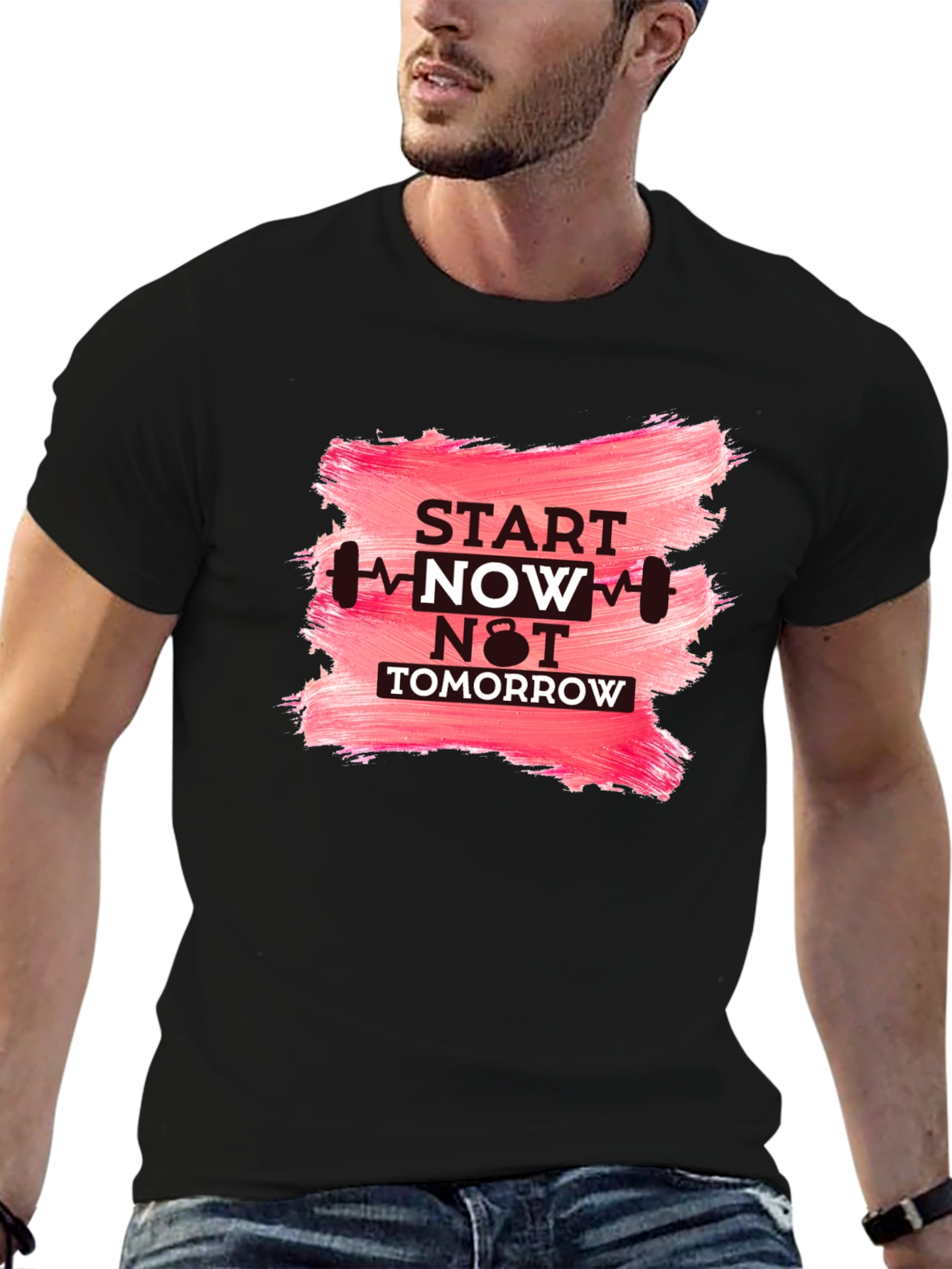 Motivational Workout T-Shirt - Start Now