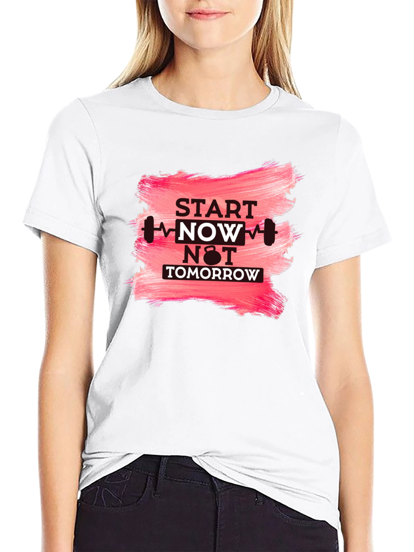Motivational Workout T-Shirt - Start Now