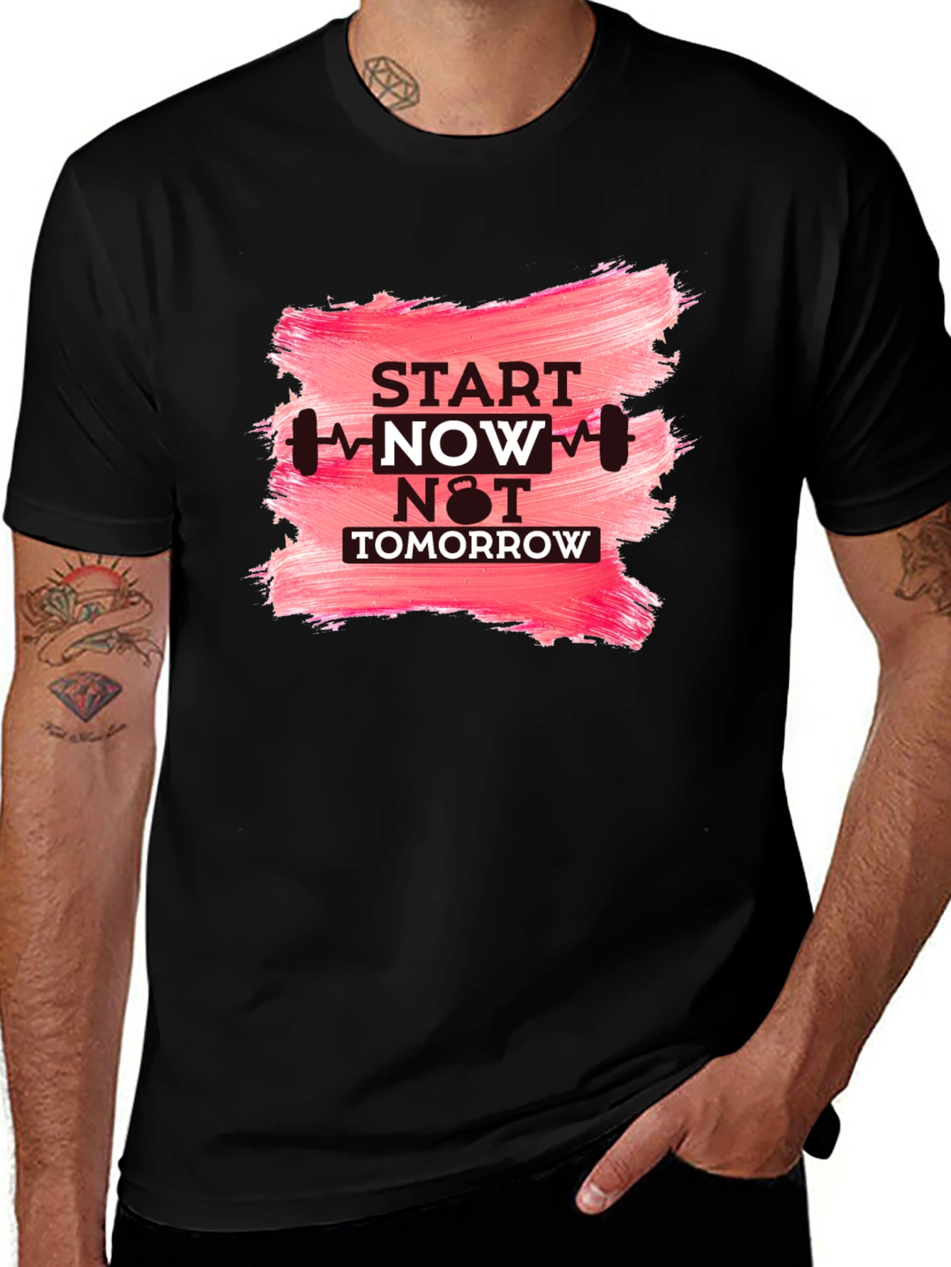Motivational Workout T-Shirt - Start Now