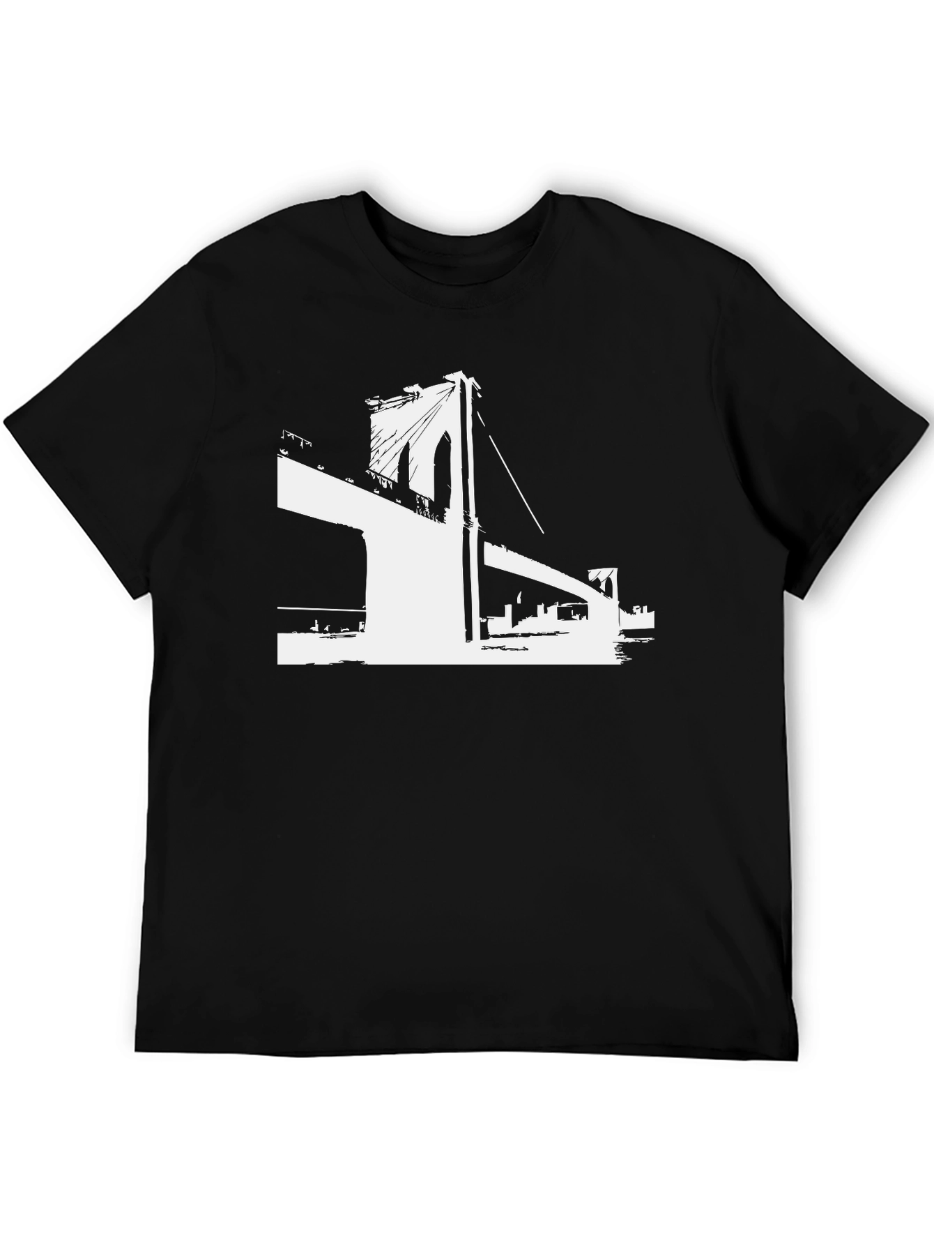 Brooklyn Bridge Graphic Tee - Black