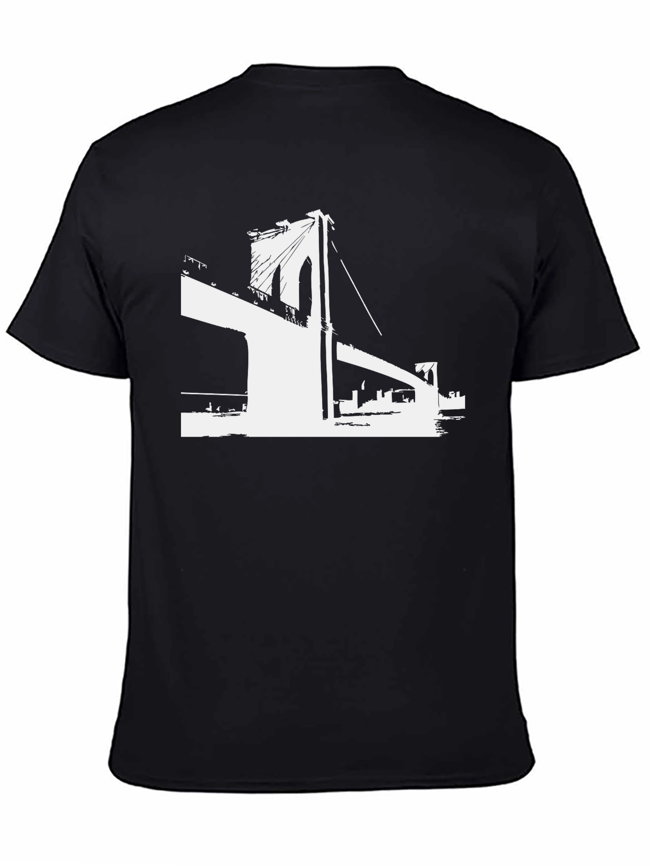 Brooklyn Bridge Graphic Tee - Black