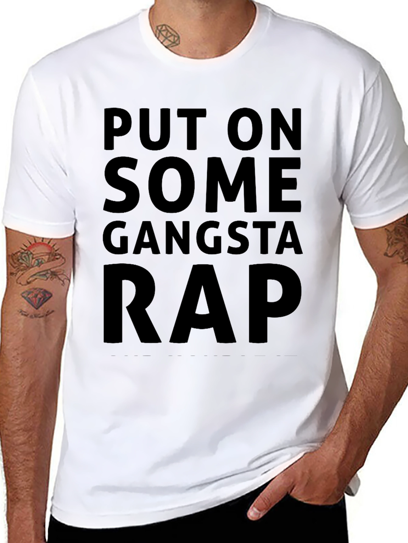 Gangsta Rap Graphic T-Shirt