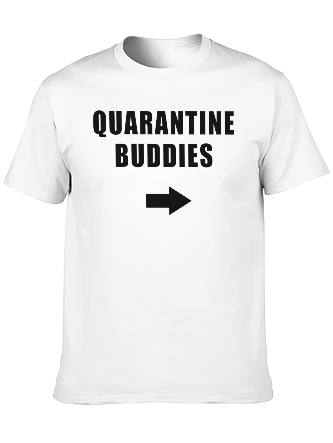 Mens Black Graphic Crew Neck T-Shirt