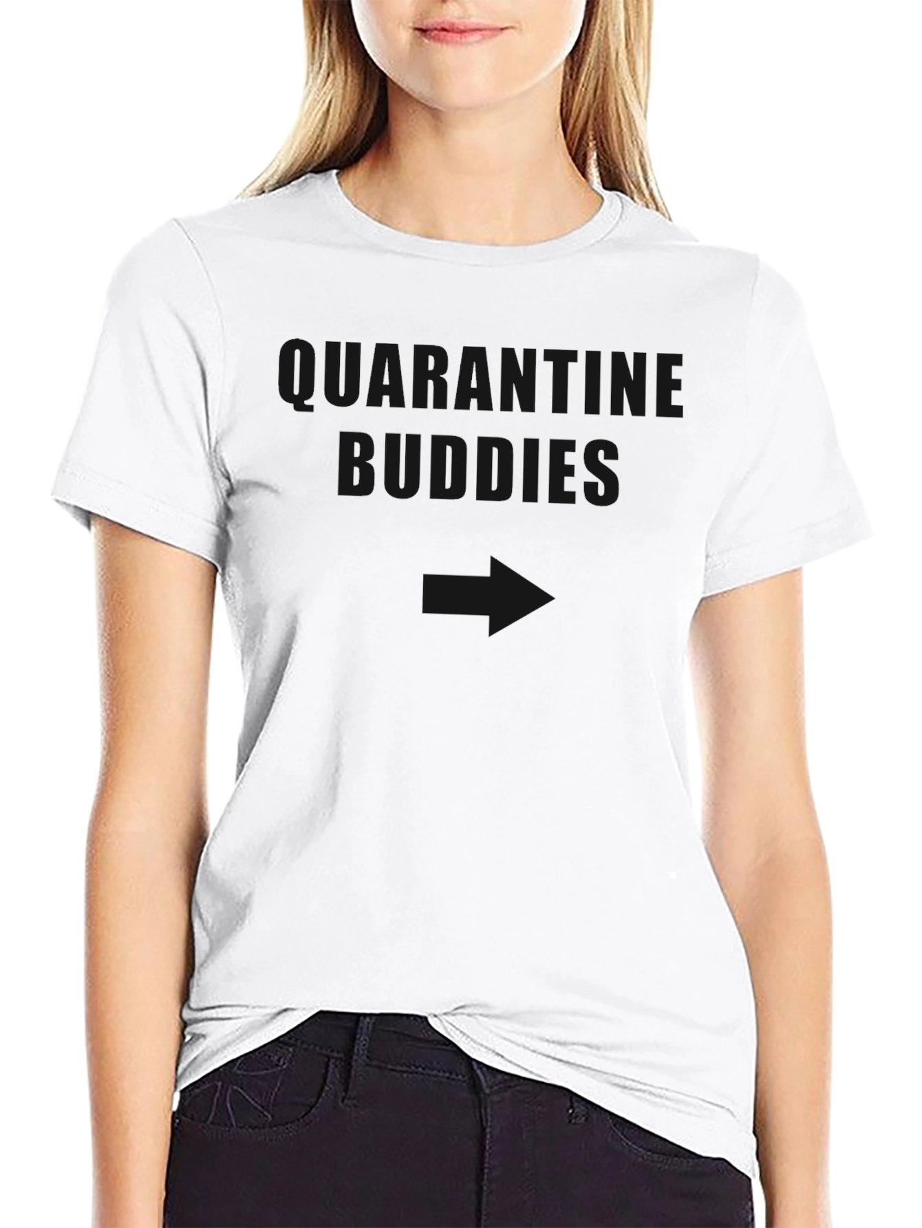 Mens Black Graphic Crew Neck T-Shirt