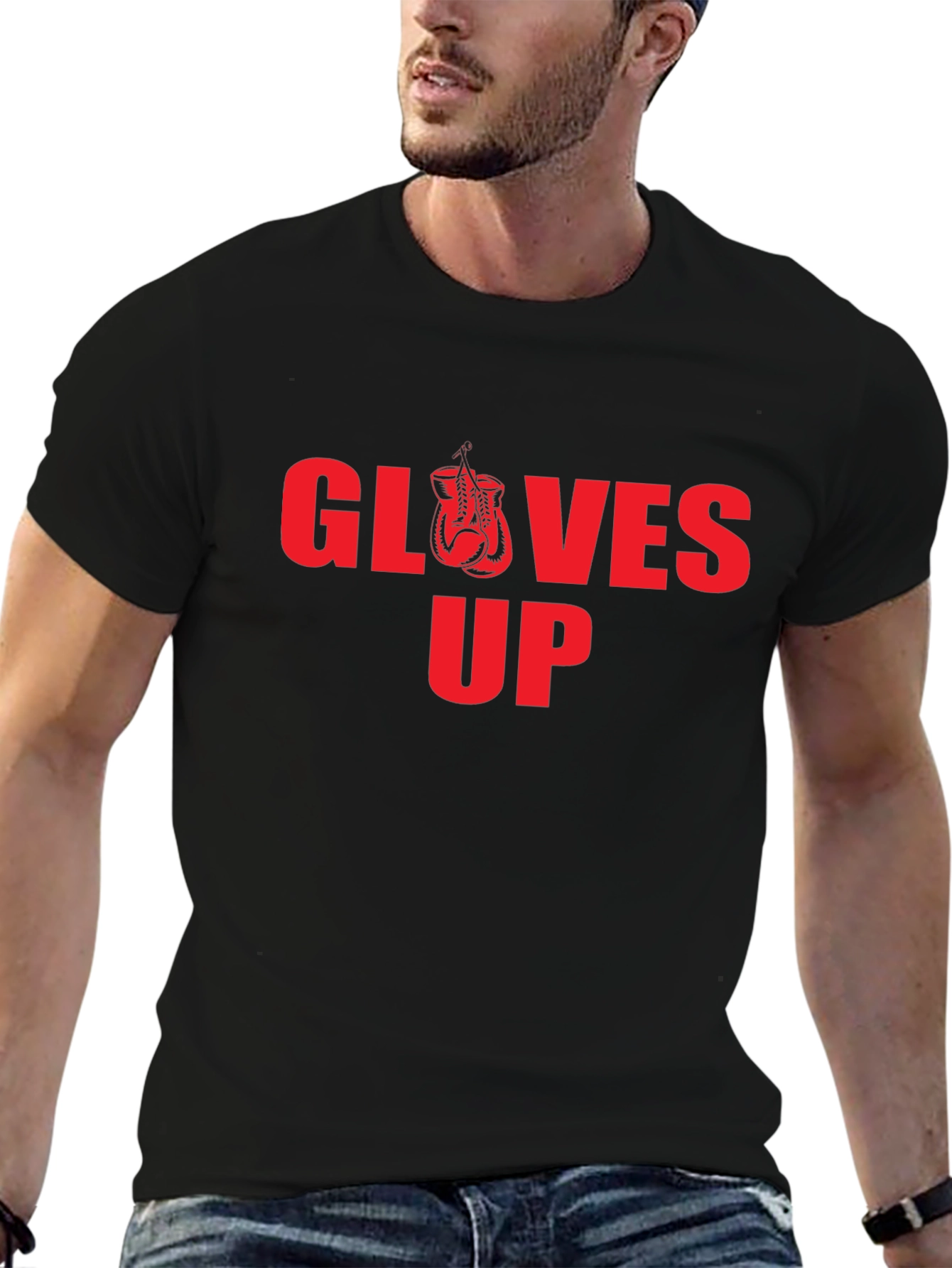 Gloves Up Graphic Tee - Boxing Inspired T-Shirt