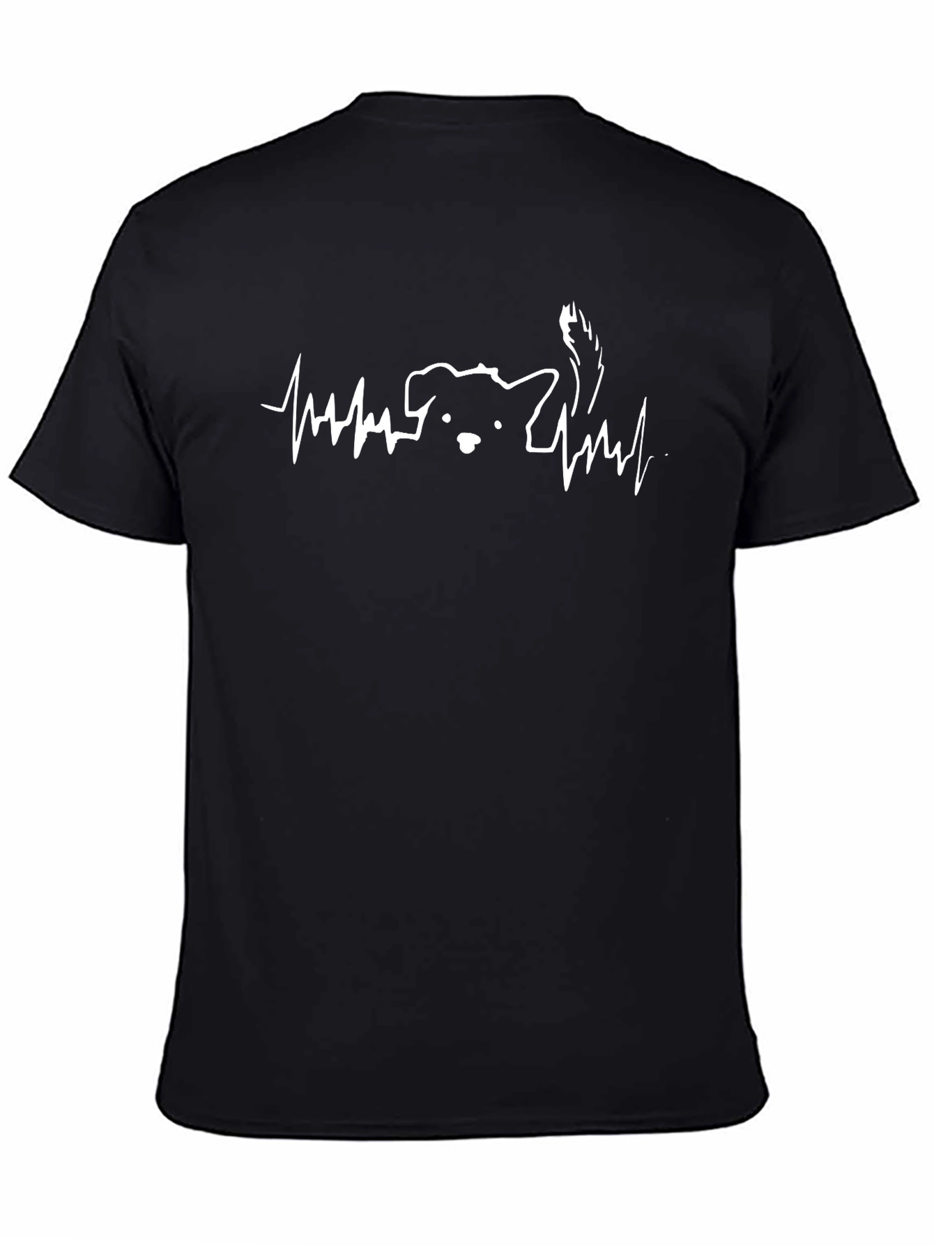 Dog Heartbeat T-Shirt - Cute Pet Lover Tee
