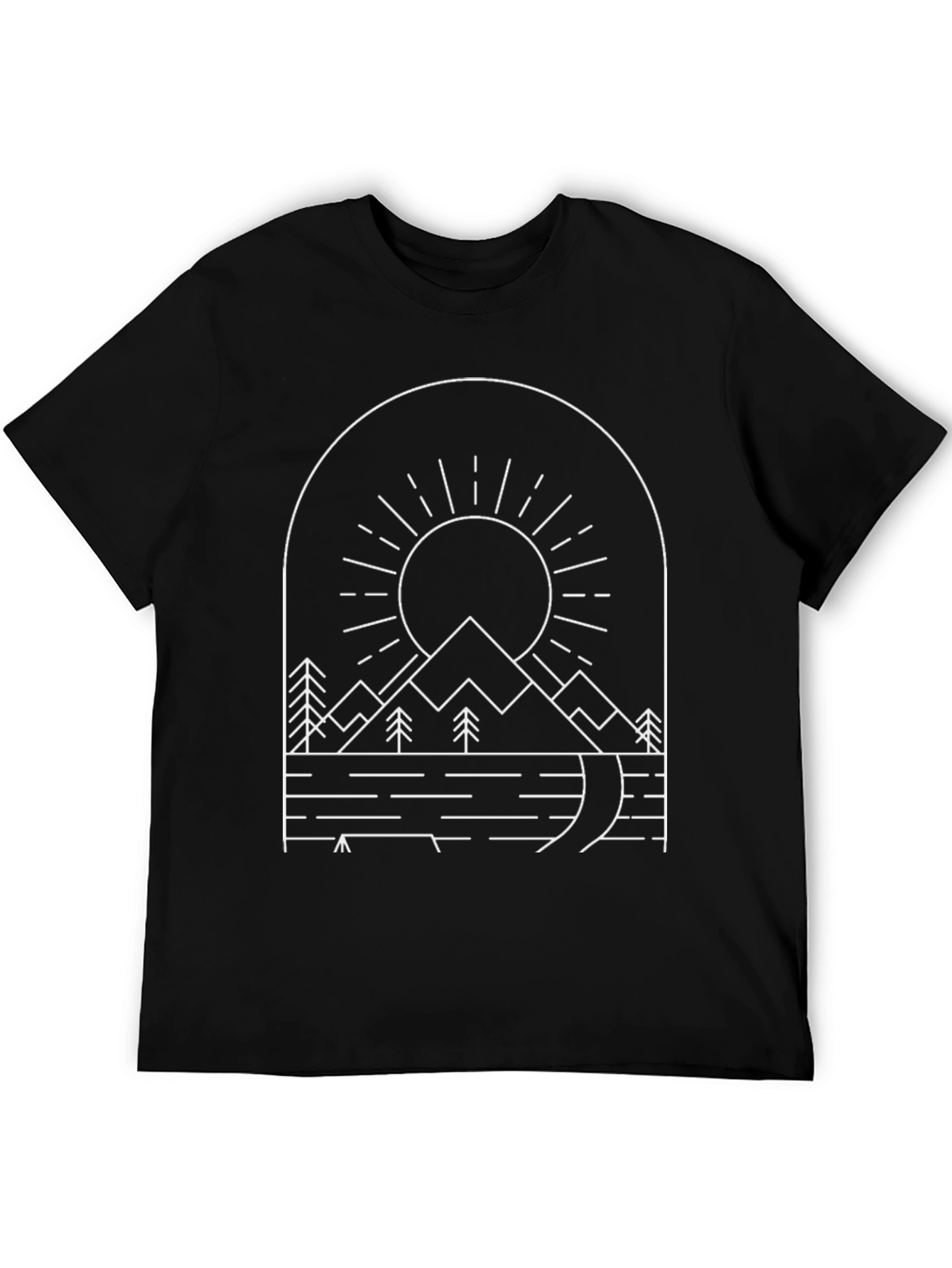Minimalist Mountain Graphic Tee