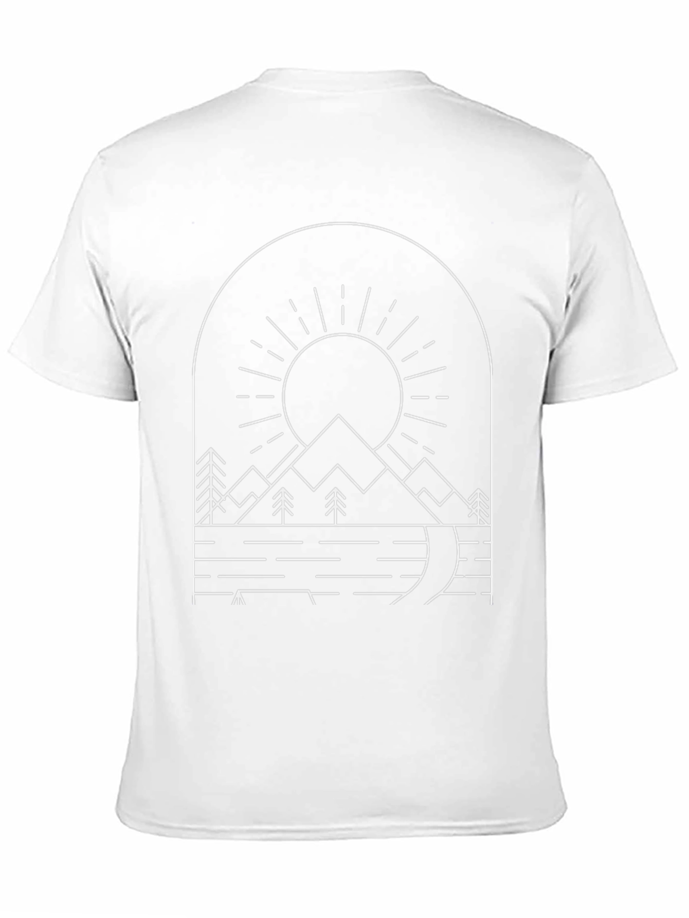 Minimalist Mountain Graphic Tee