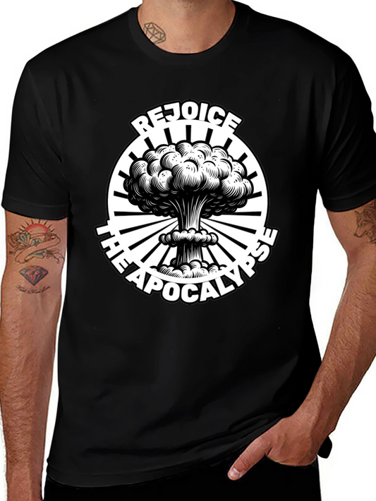 Rejoice the Apocalypse Graphic Tee - Black