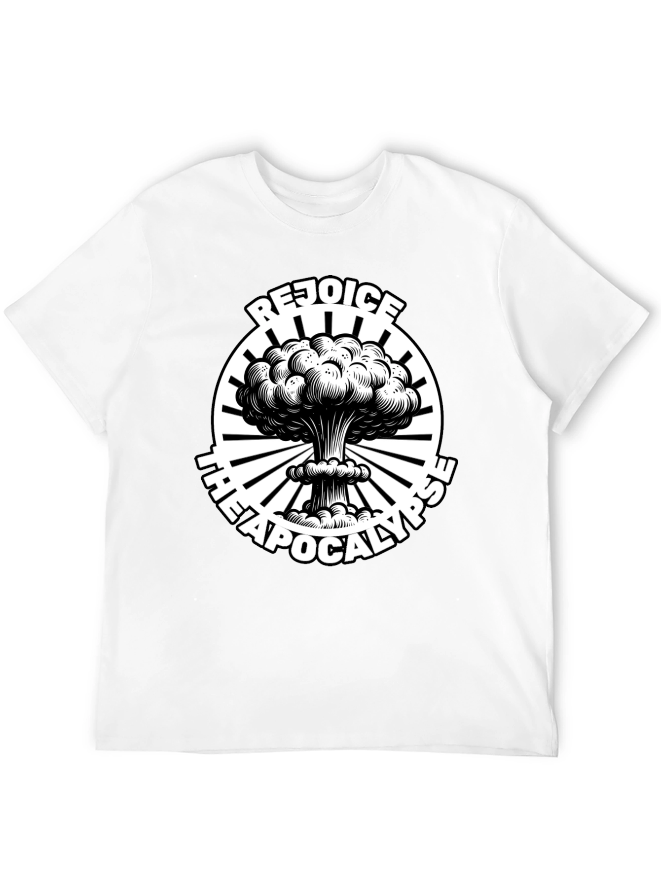Rejoice the Apocalypse Graphic Tee - Black