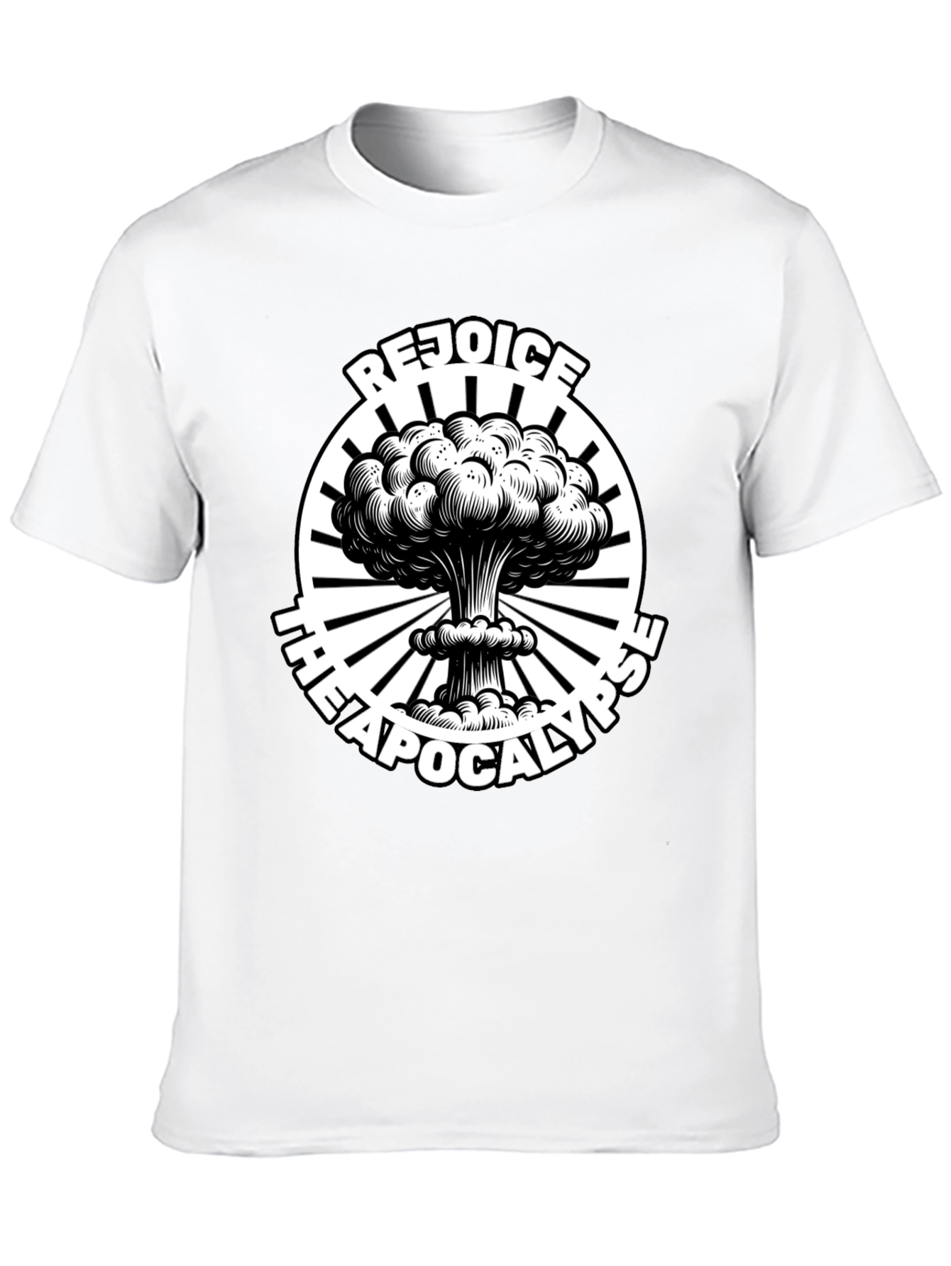 Rejoice the Apocalypse Graphic Tee - Black