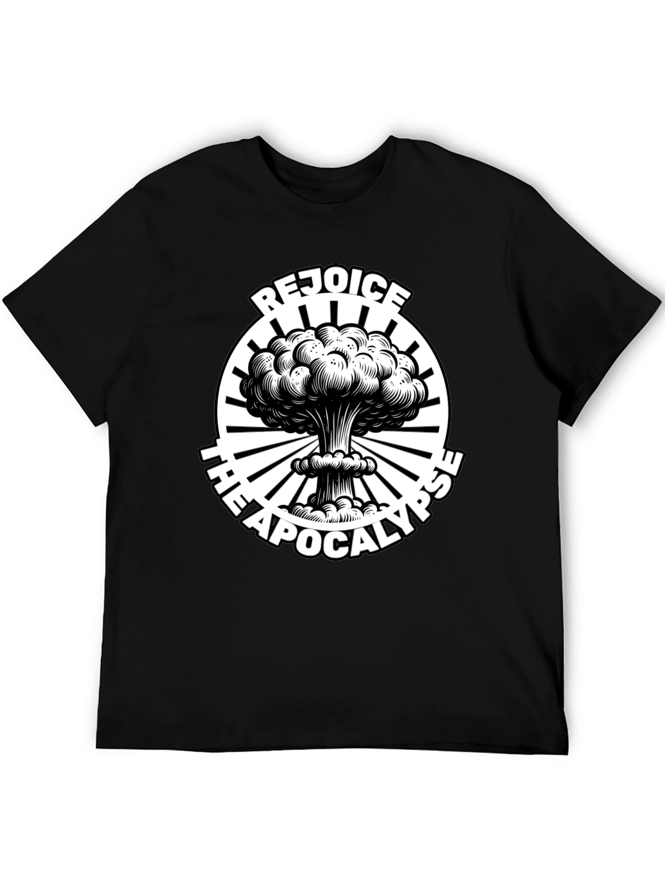Rejoice the Apocalypse Graphic Tee - Black