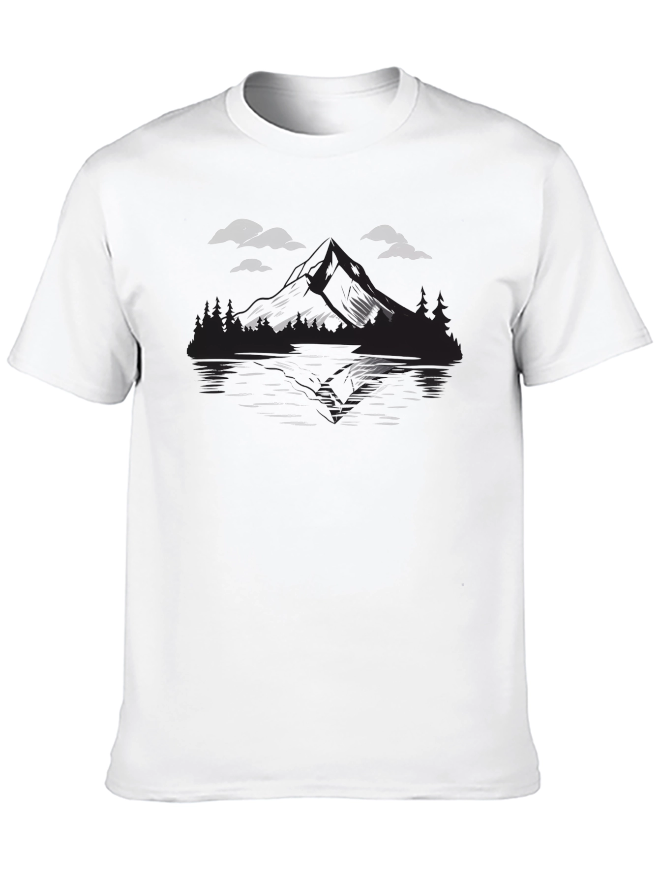 Mountain Lake Graphic T-Shirt - Adventure Ready