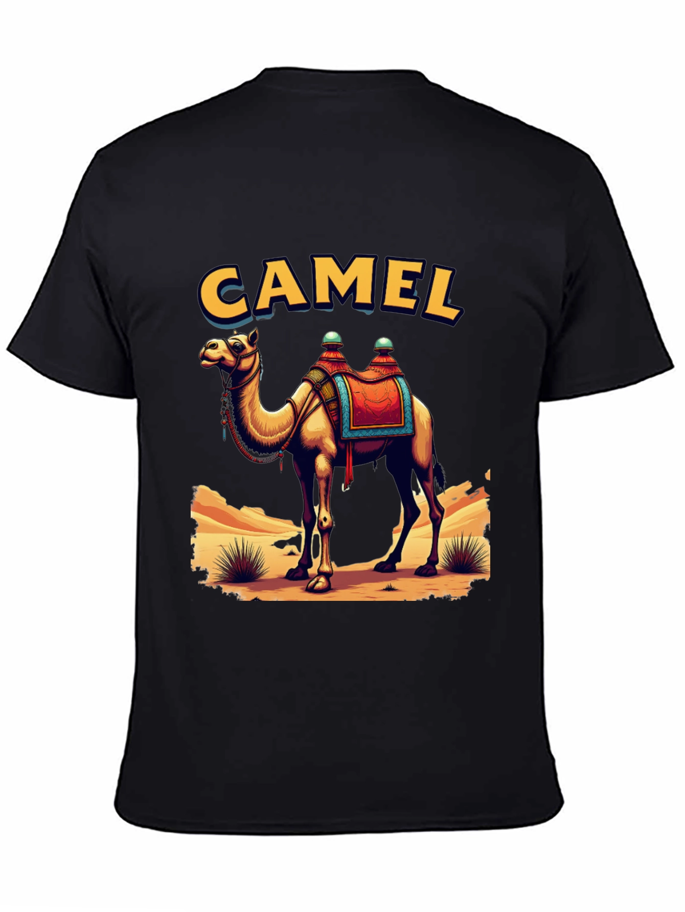 Camel Graphic Tee - Desert Adventure T-Shirt