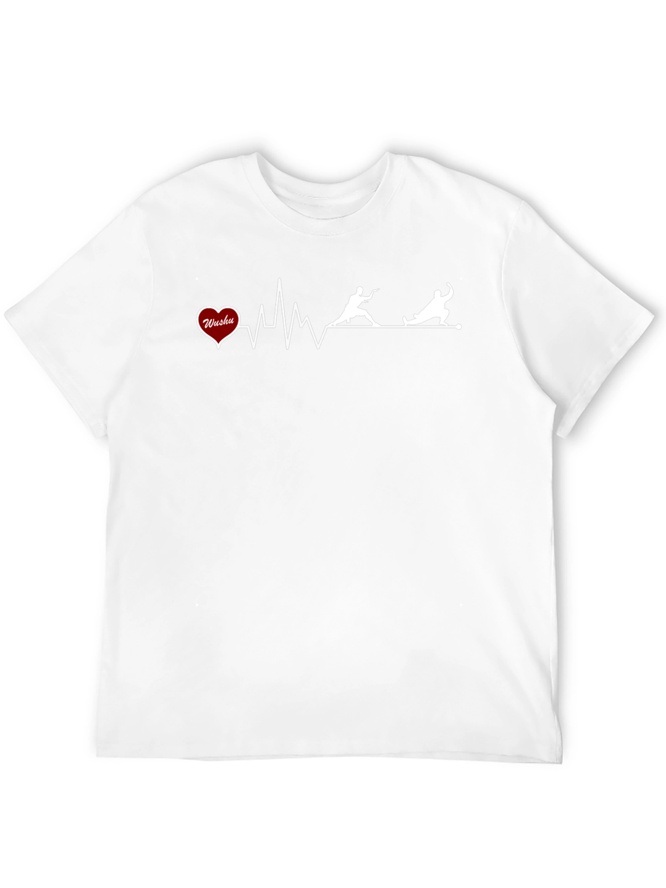 Wushu Heartbeat T-Shirt - Martial Arts Graphic Tee