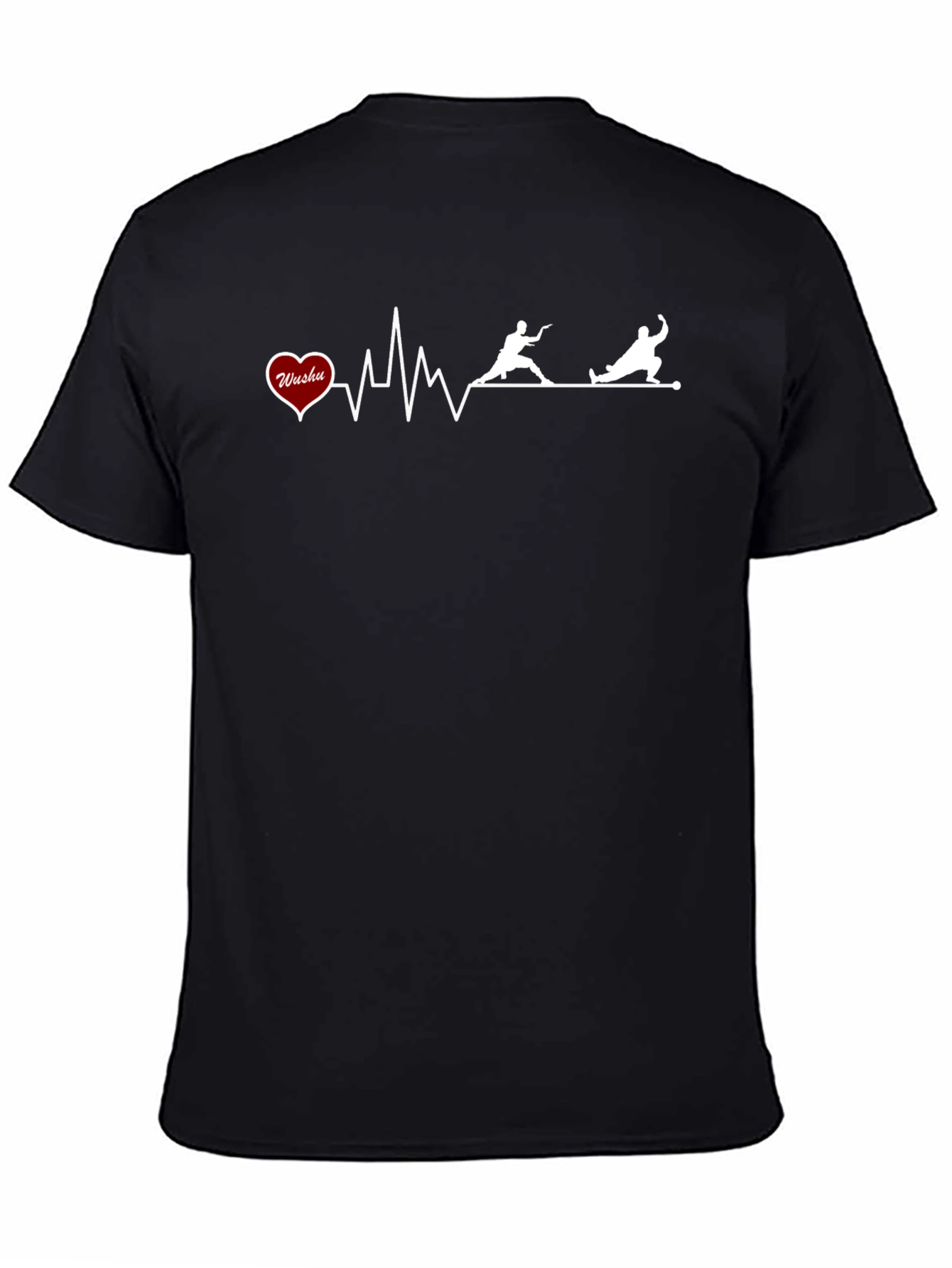 Wushu Heartbeat T-Shirt - Martial Arts Graphic Tee