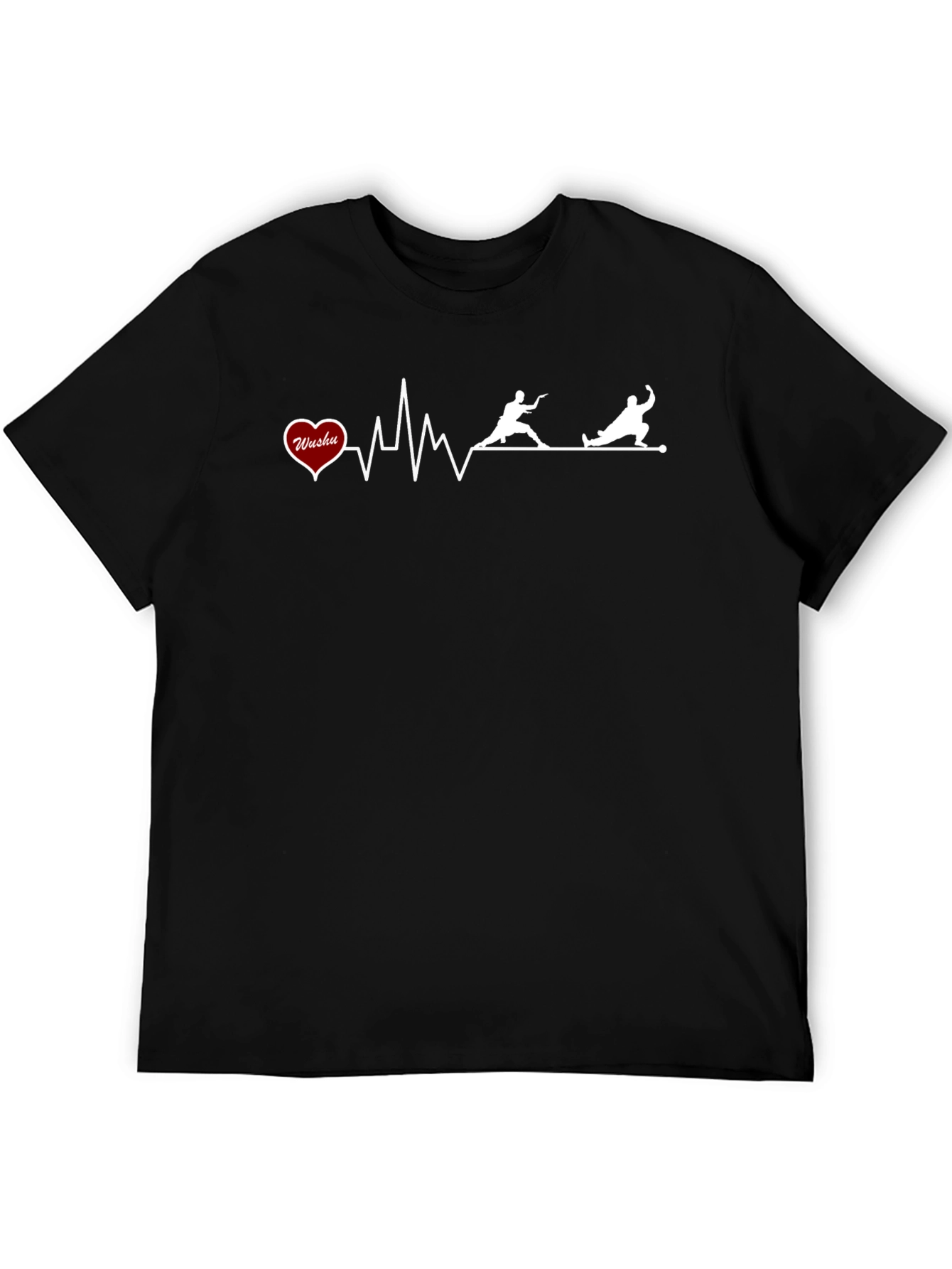 Wushu Heartbeat T-Shirt - Martial Arts Graphic Tee