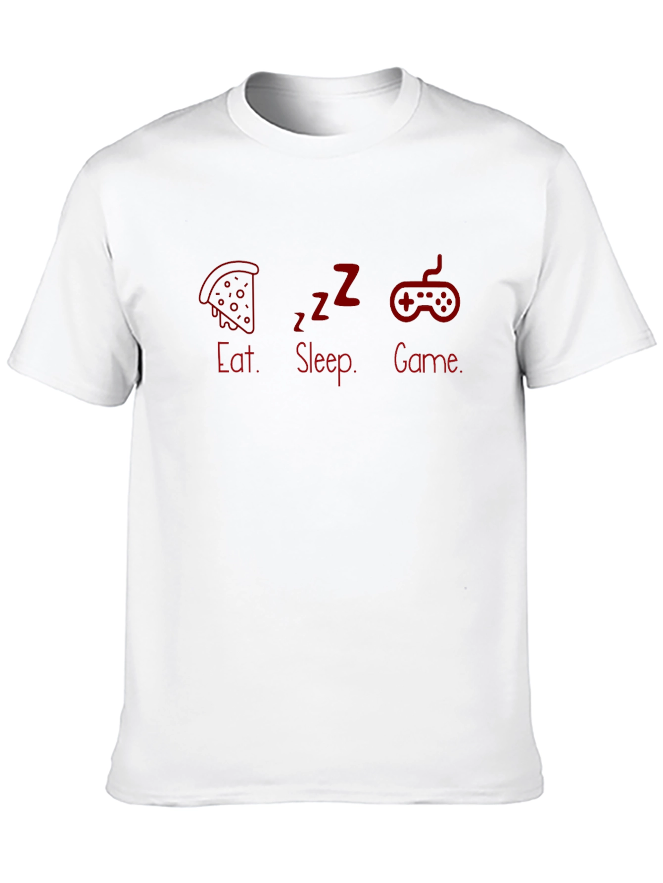 Eat Sleep Game Black T-Shirt