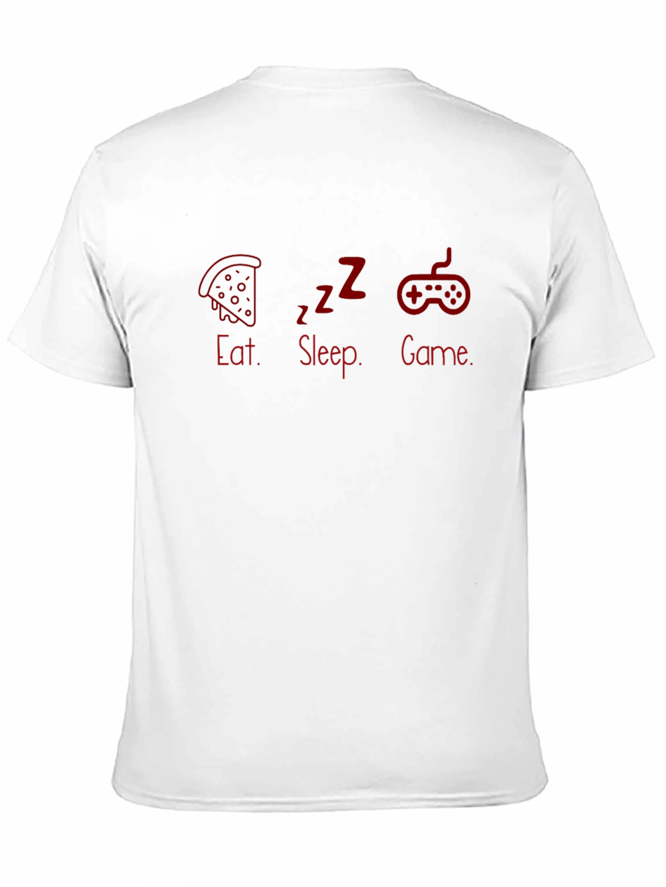 Eat Sleep Game Black T-Shirt