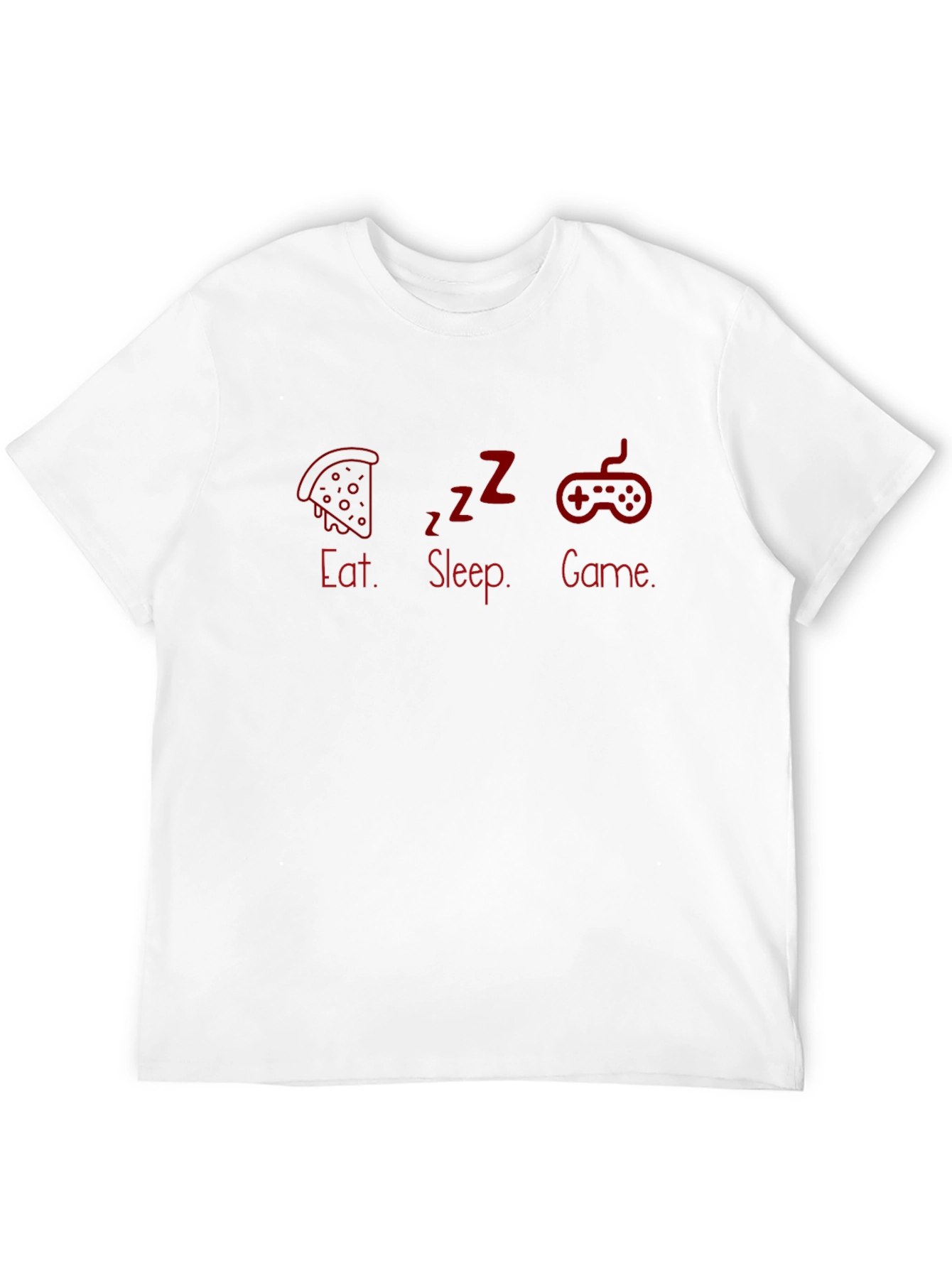 Eat Sleep Game Black T-Shirt