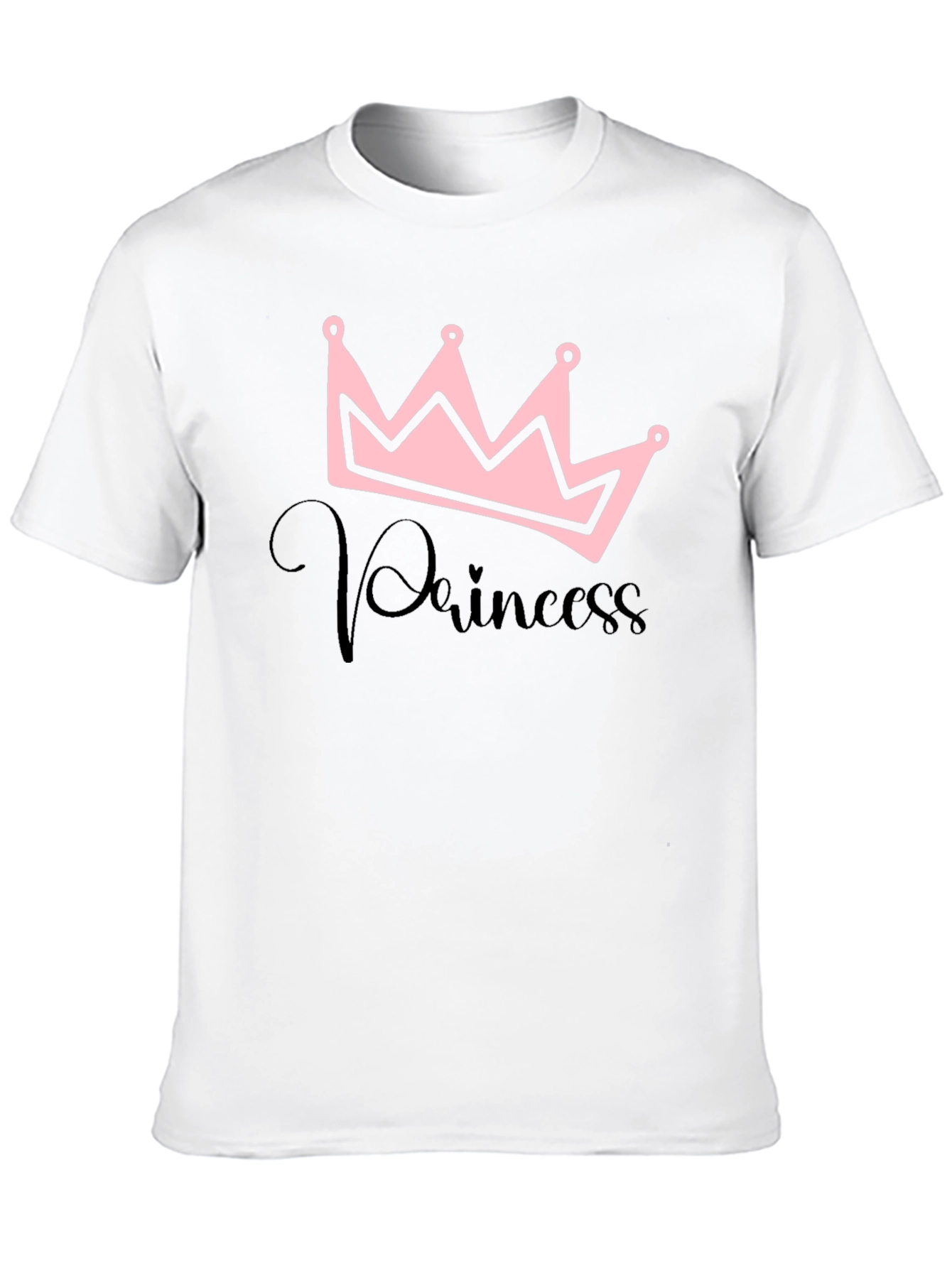 Princess Crown Black T-Shirt
