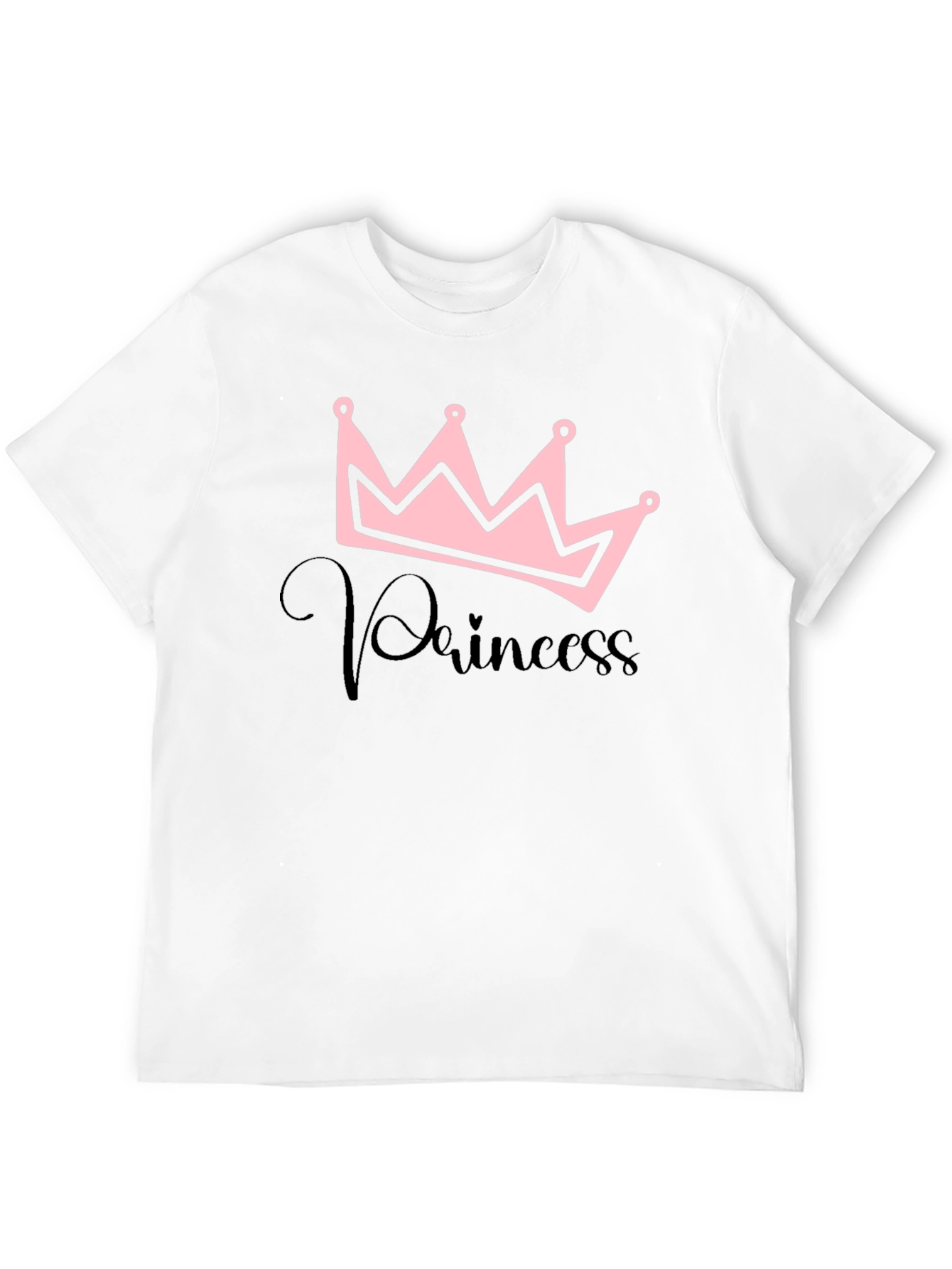 Princess Crown Black T-Shirt