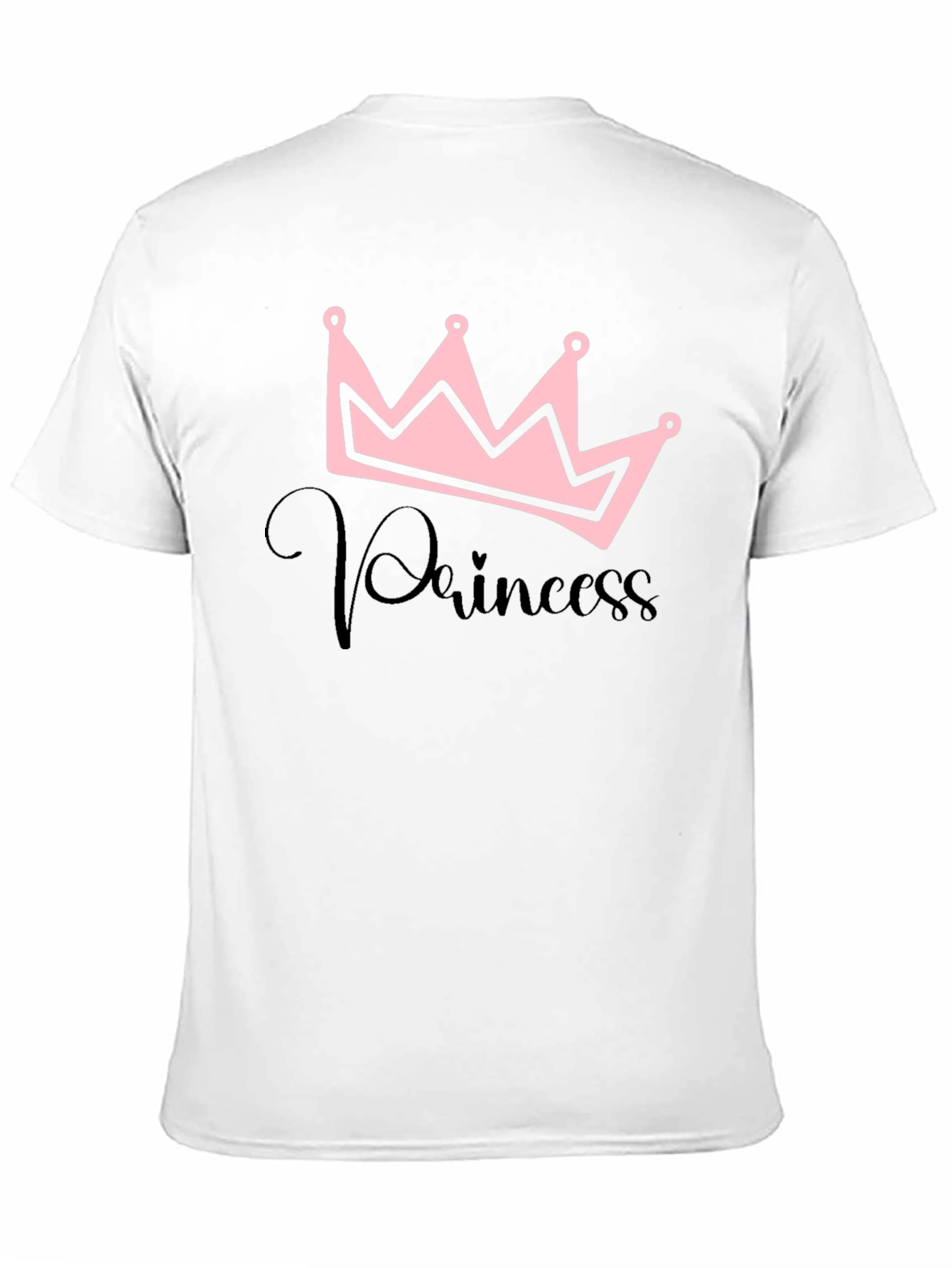 Princess Crown Black T-Shirt