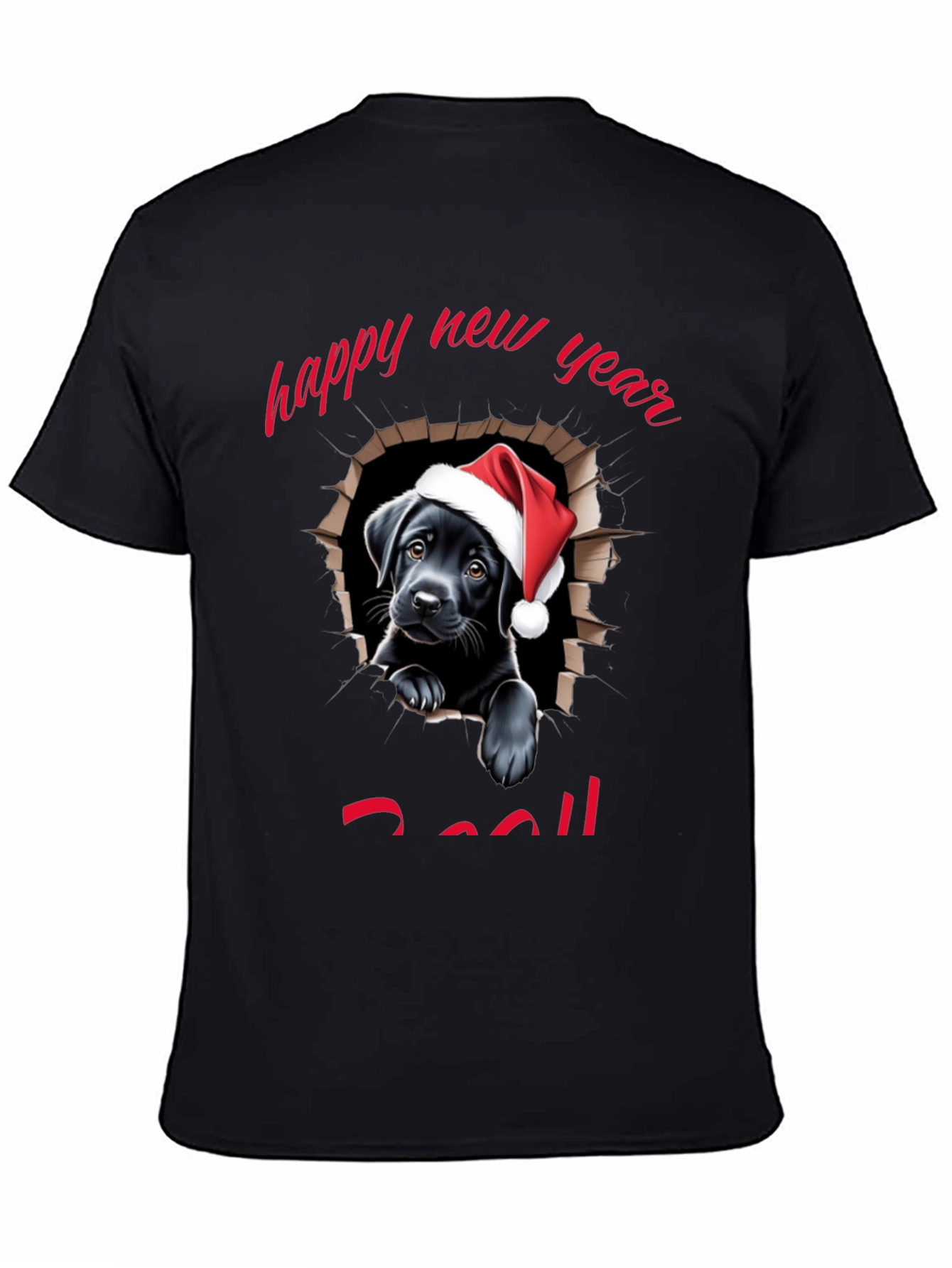 Happy New Year Dog T-Shirt